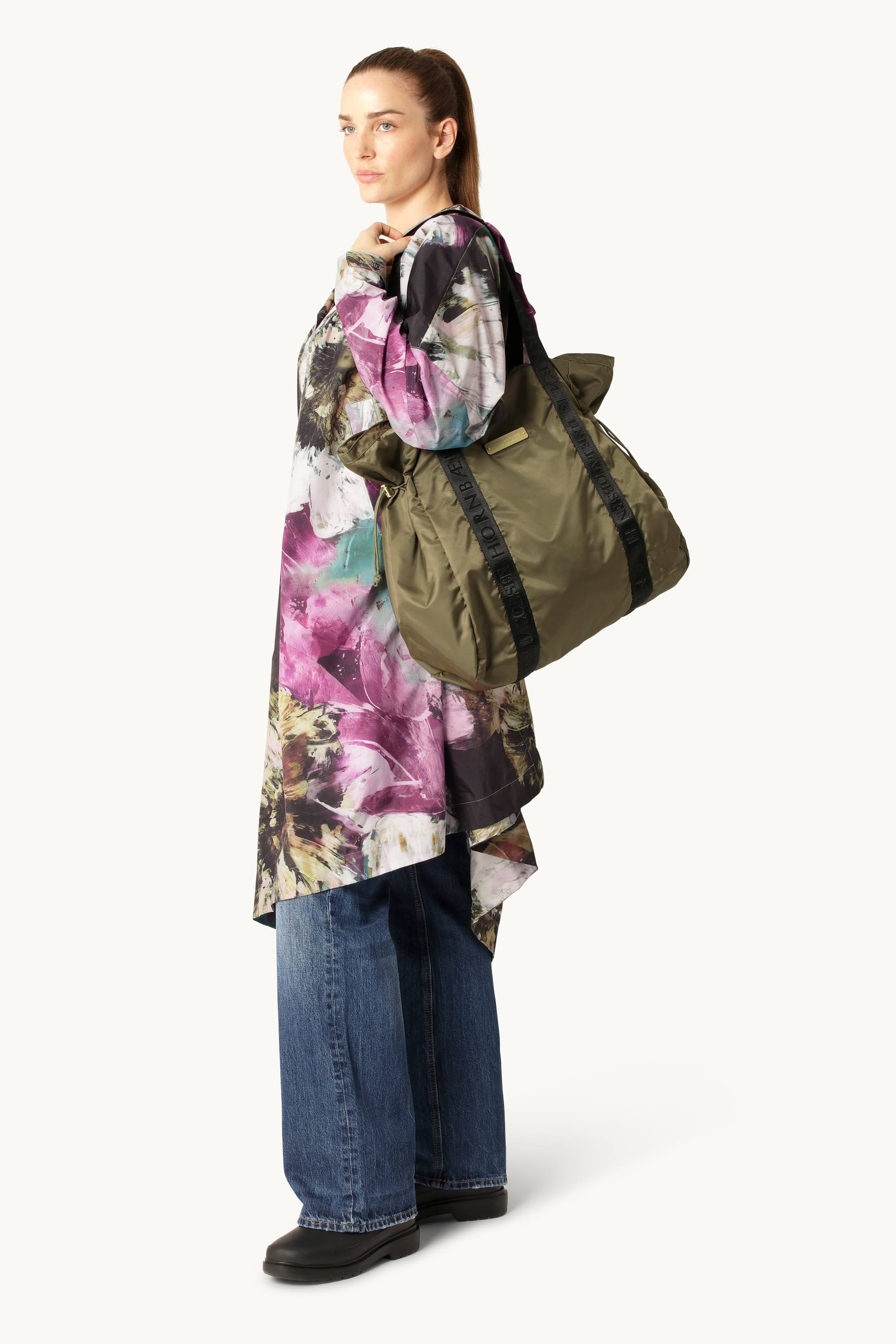 Lett Regn Shopperveske - Army