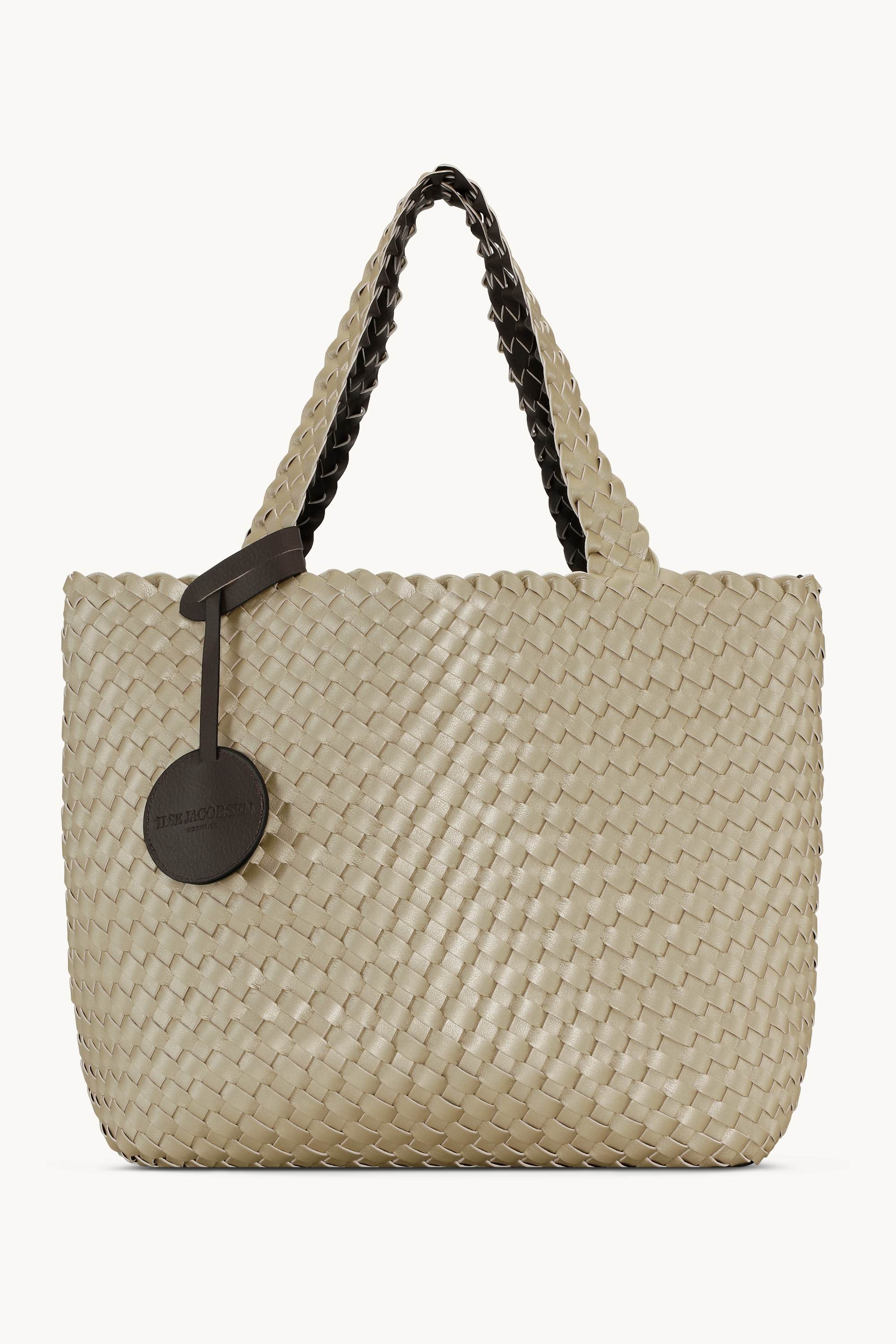 Flettet Tote Bag - Java Platin