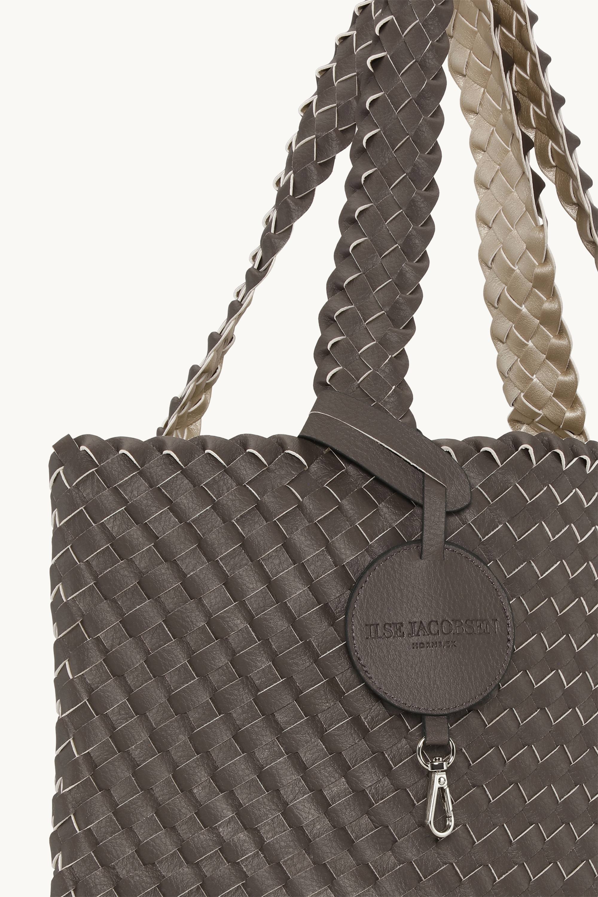 Flettet Tote Bag - Java Platin