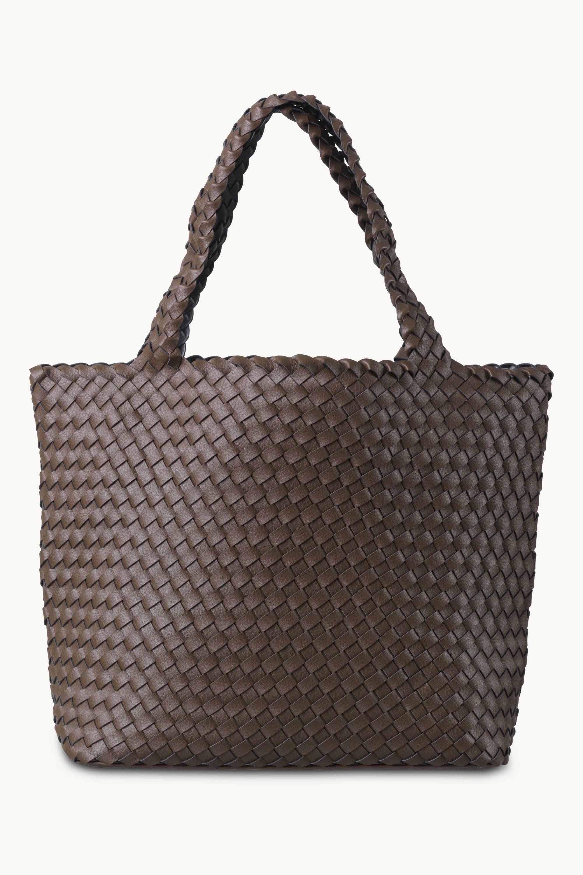 Tote Bag Flettet - Nut Gun Metal