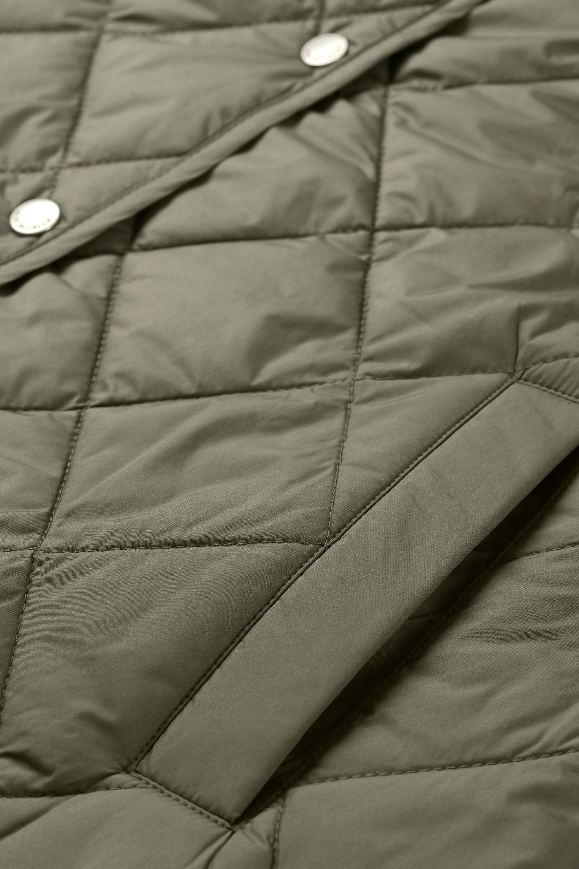 Quilted Shirt Jacket - Army