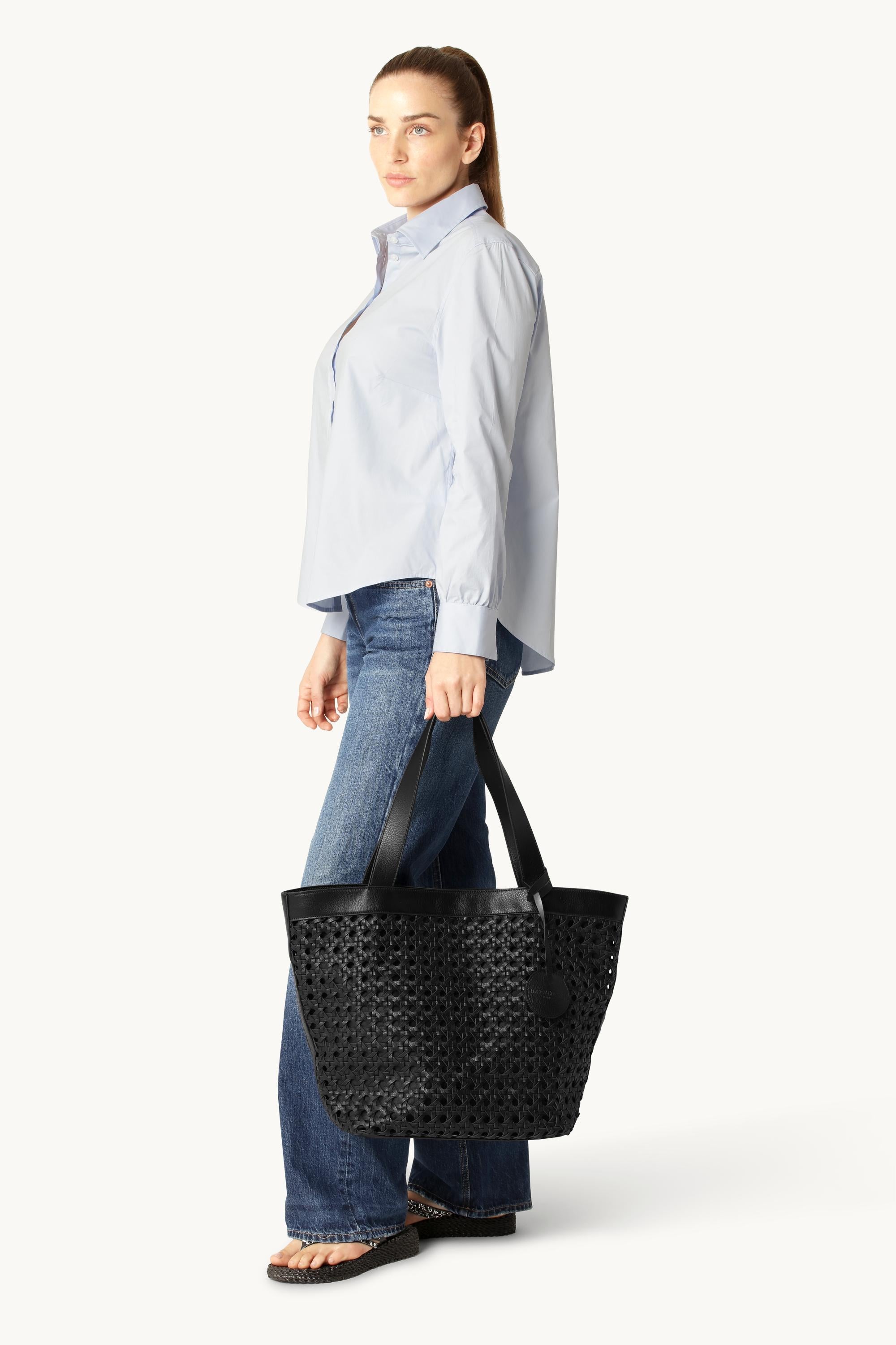Stor Strandveske - Black Black