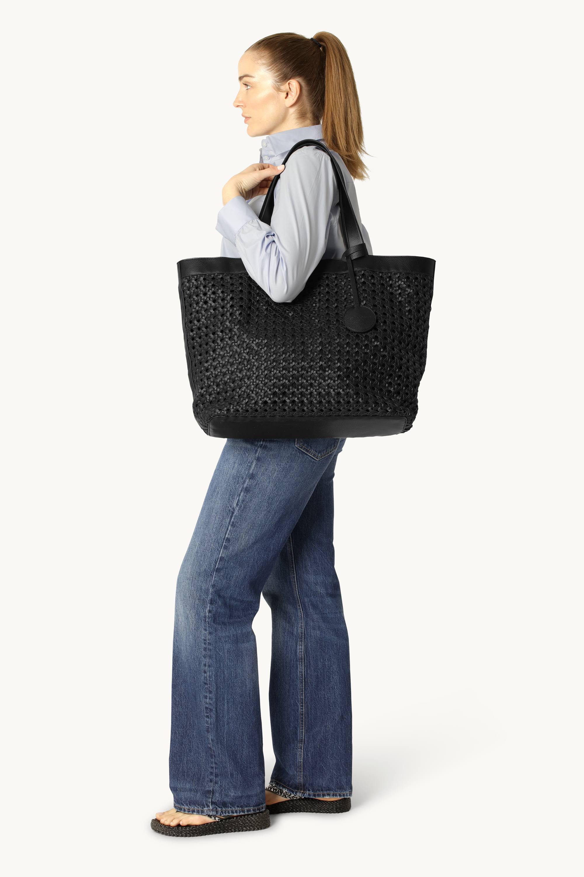 Stor Strandveske - Black Black