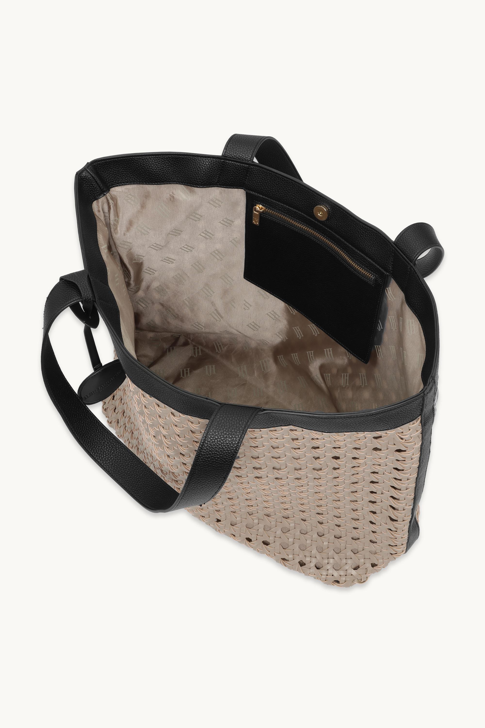 Stor Strandveske - Sand Pile Black