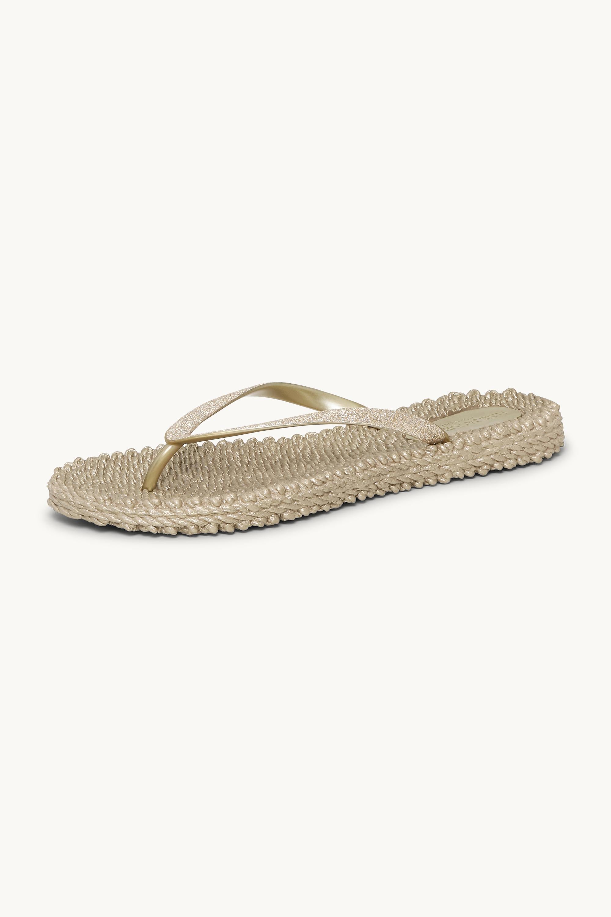 Flip-flops Glitter - Platin