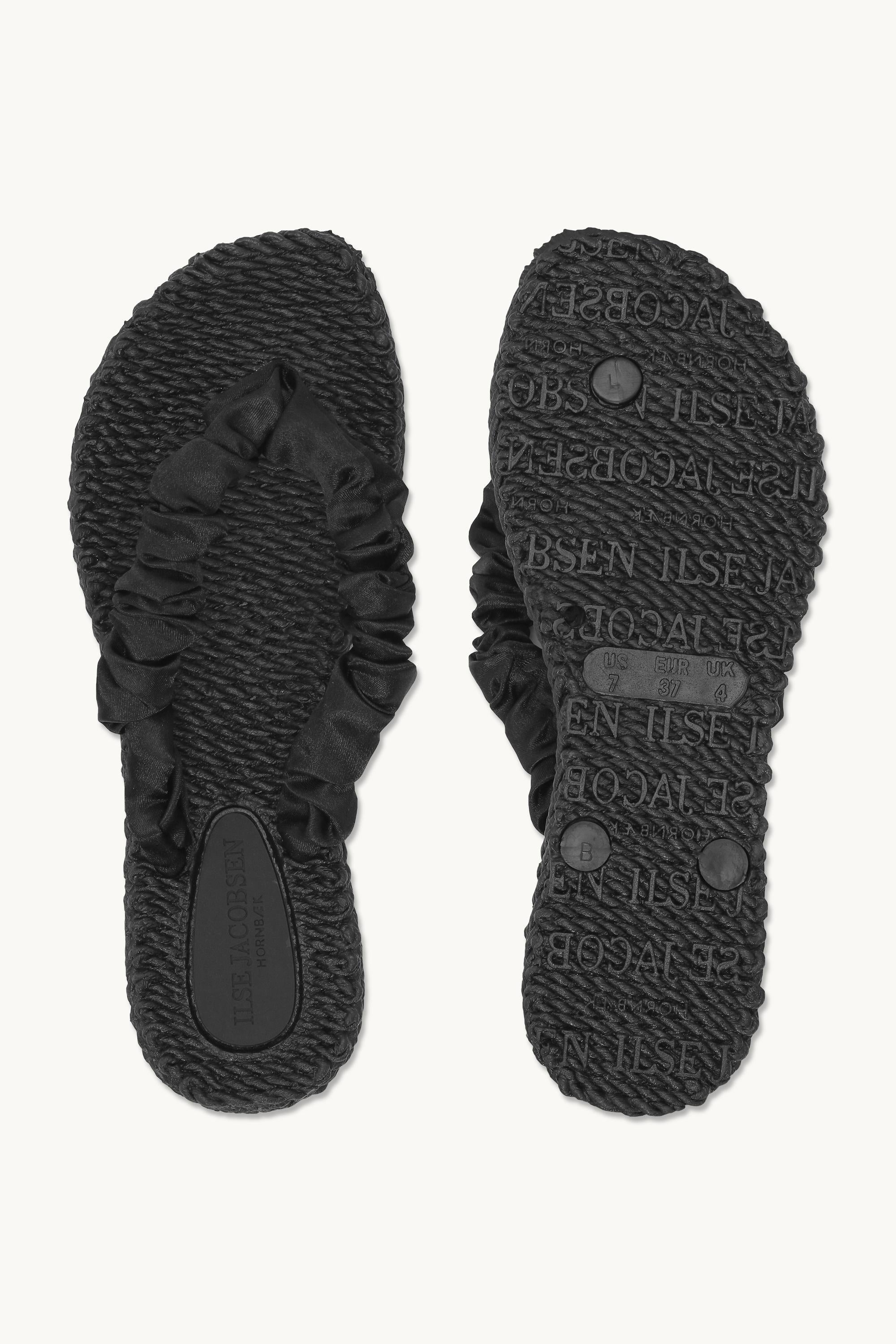 Flip-flops Tekstil - Black