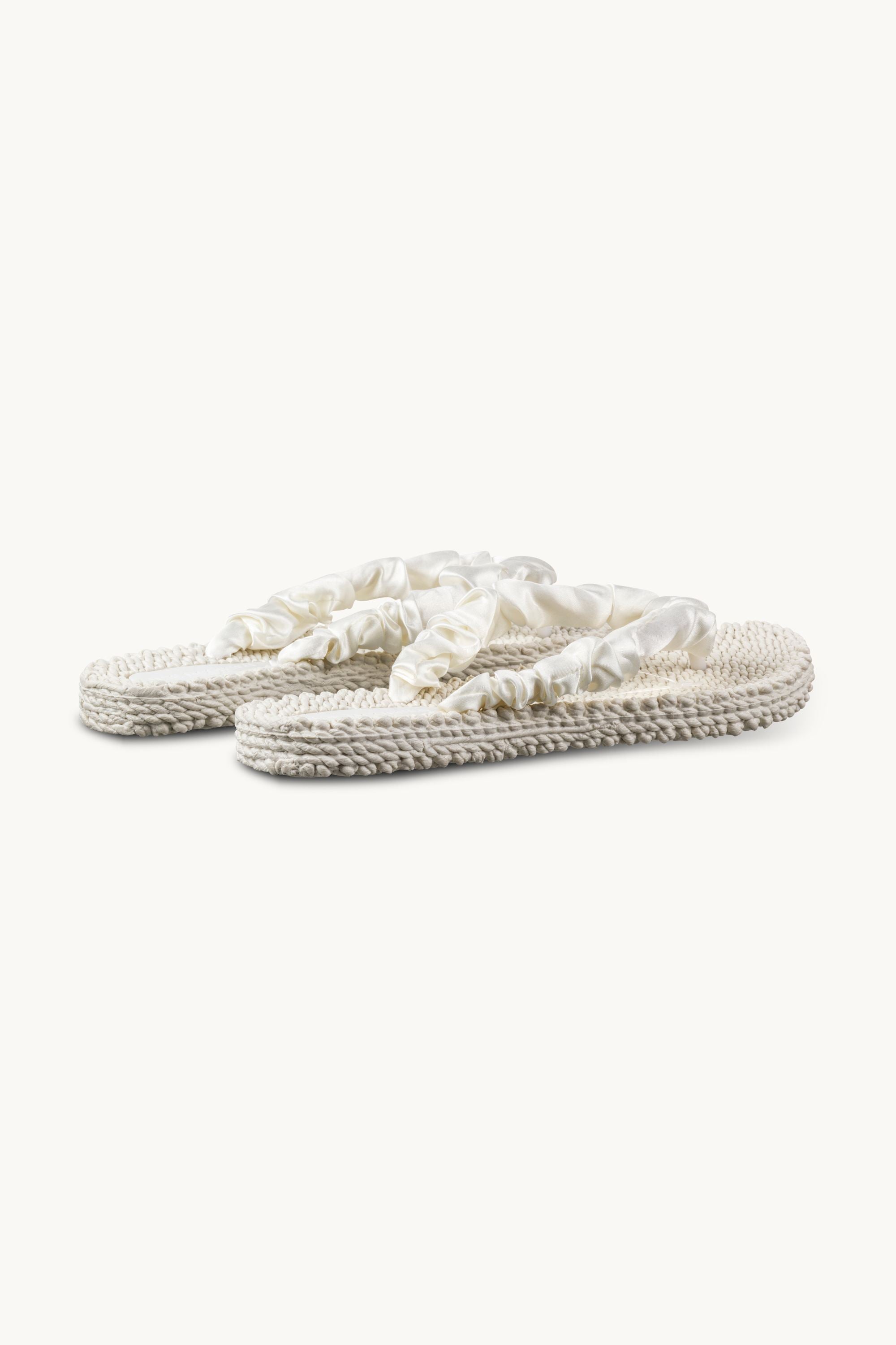 Flip-flops Tekstil - Milk Creme