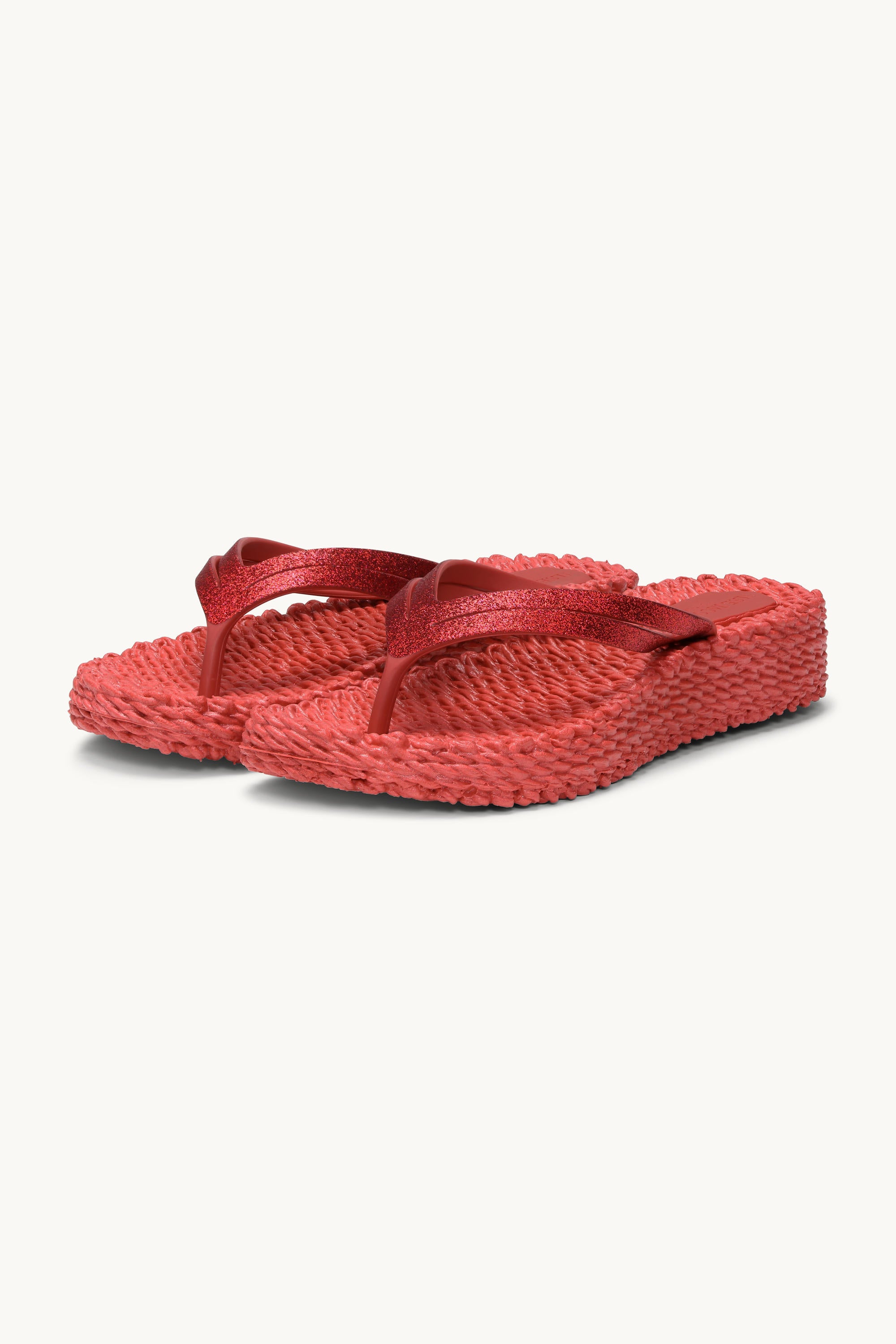 Platform Flip-flops Glitter - Baked Apple
