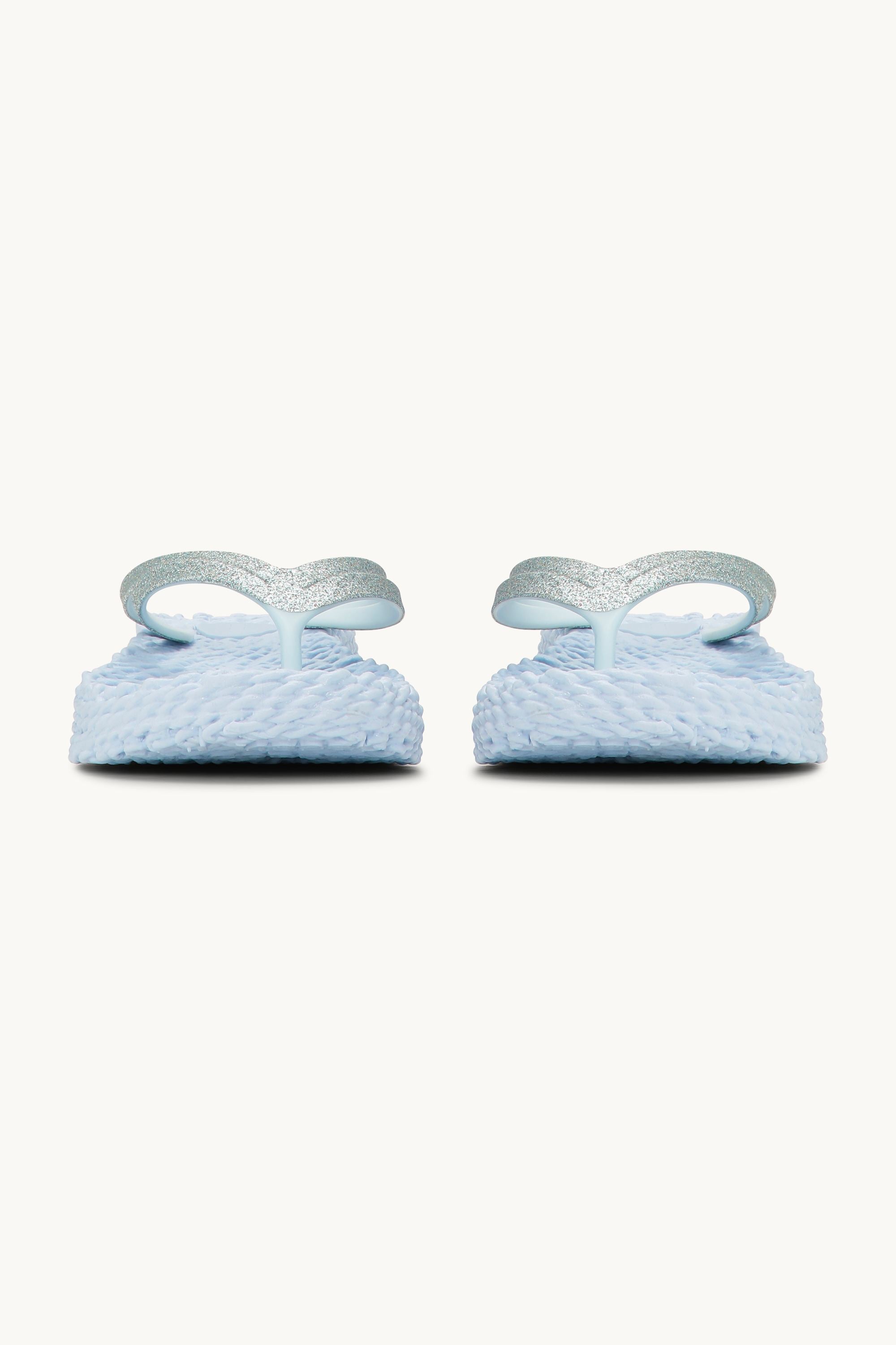 Platform Flip-flops Glitter - Blue Bell