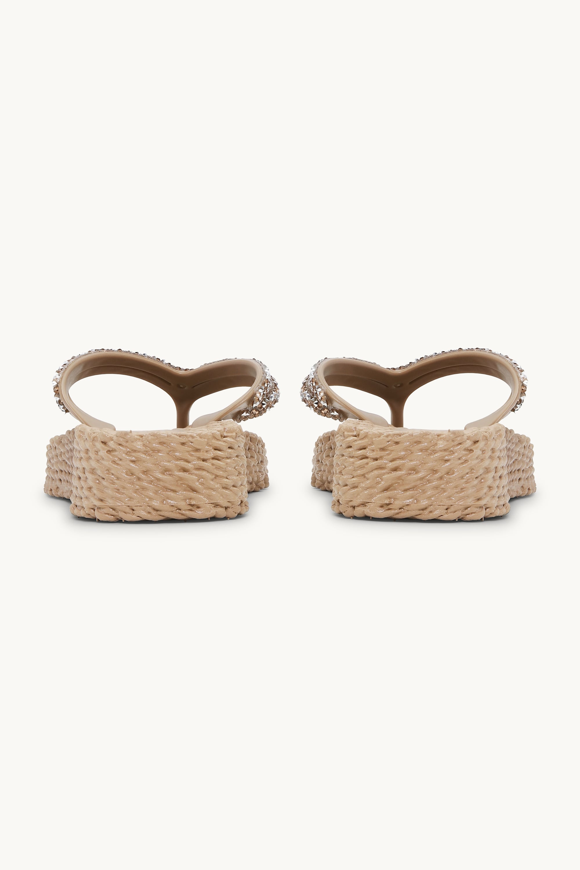 Platform Flip-flops Glitrende Steiner - Mocca