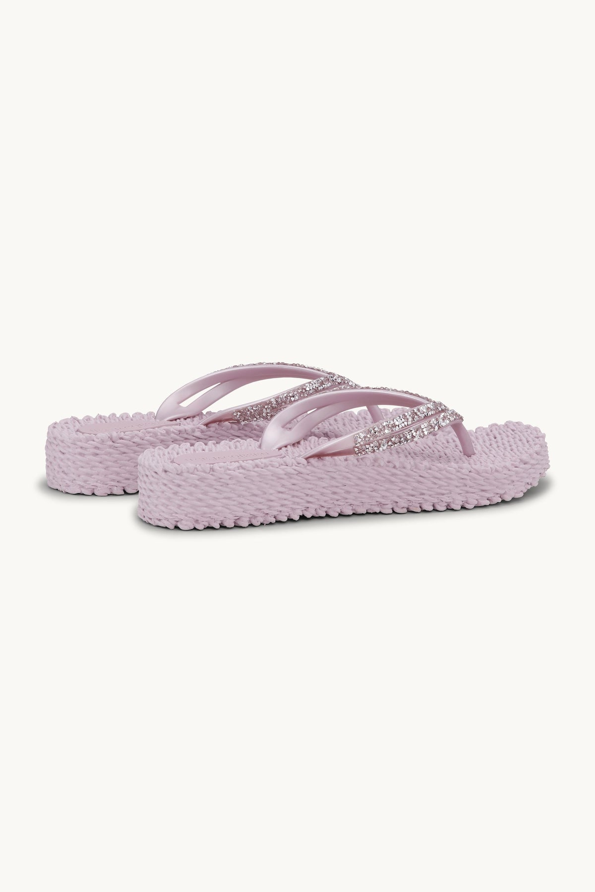 Platform Flip-flops Glitrende Steiner - Mauve Shadows