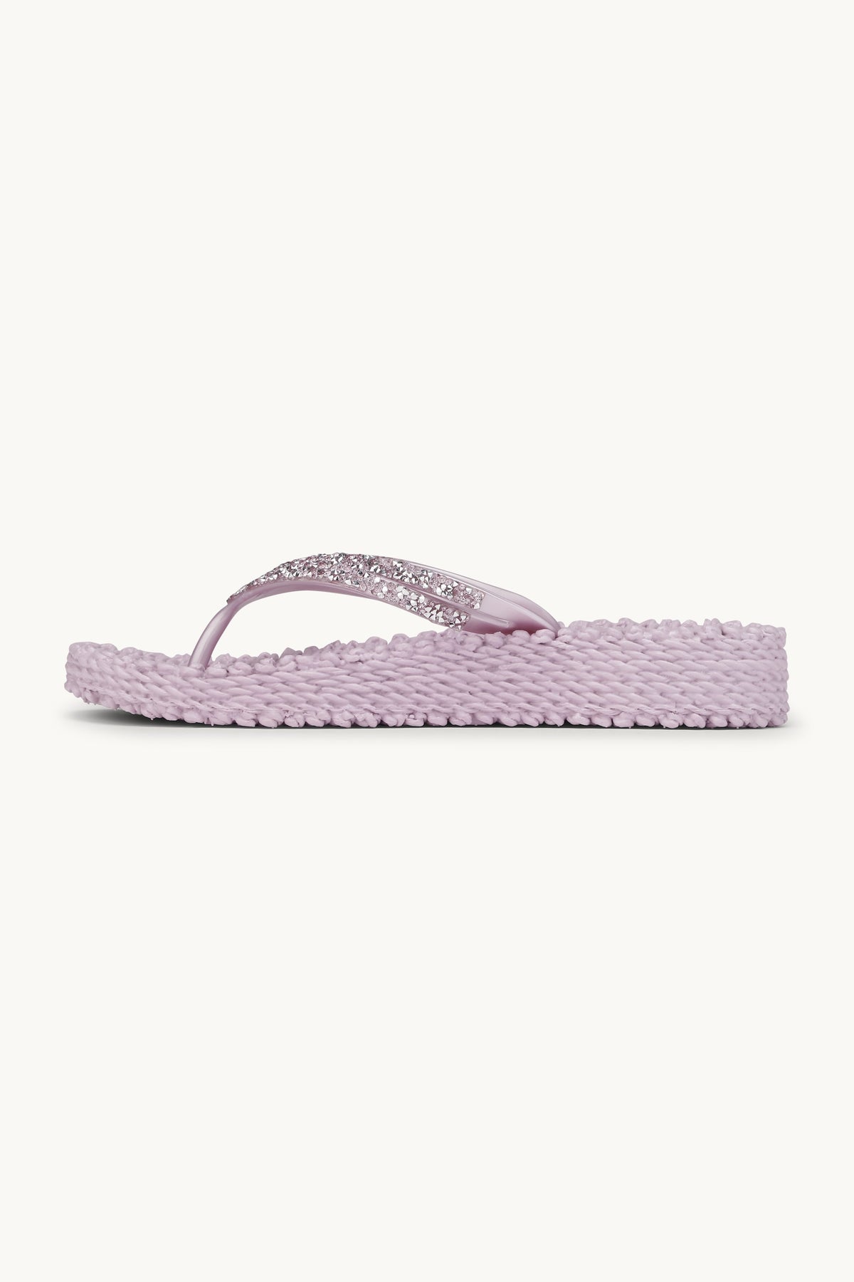 Platform Flip-flops Glitrende Steiner - Mauve Shadows