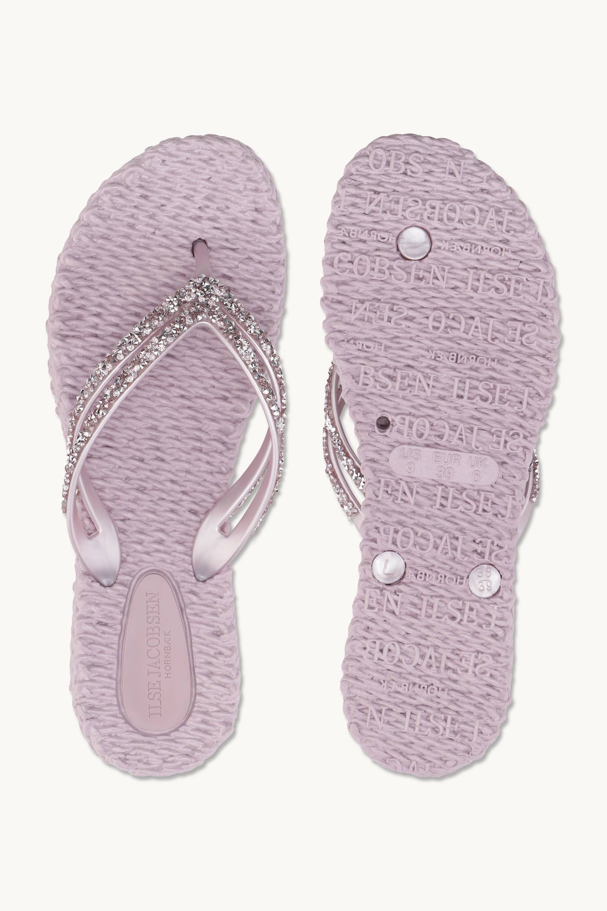 Platform Flip-flops Glitrende Steiner - Mauve Shadows