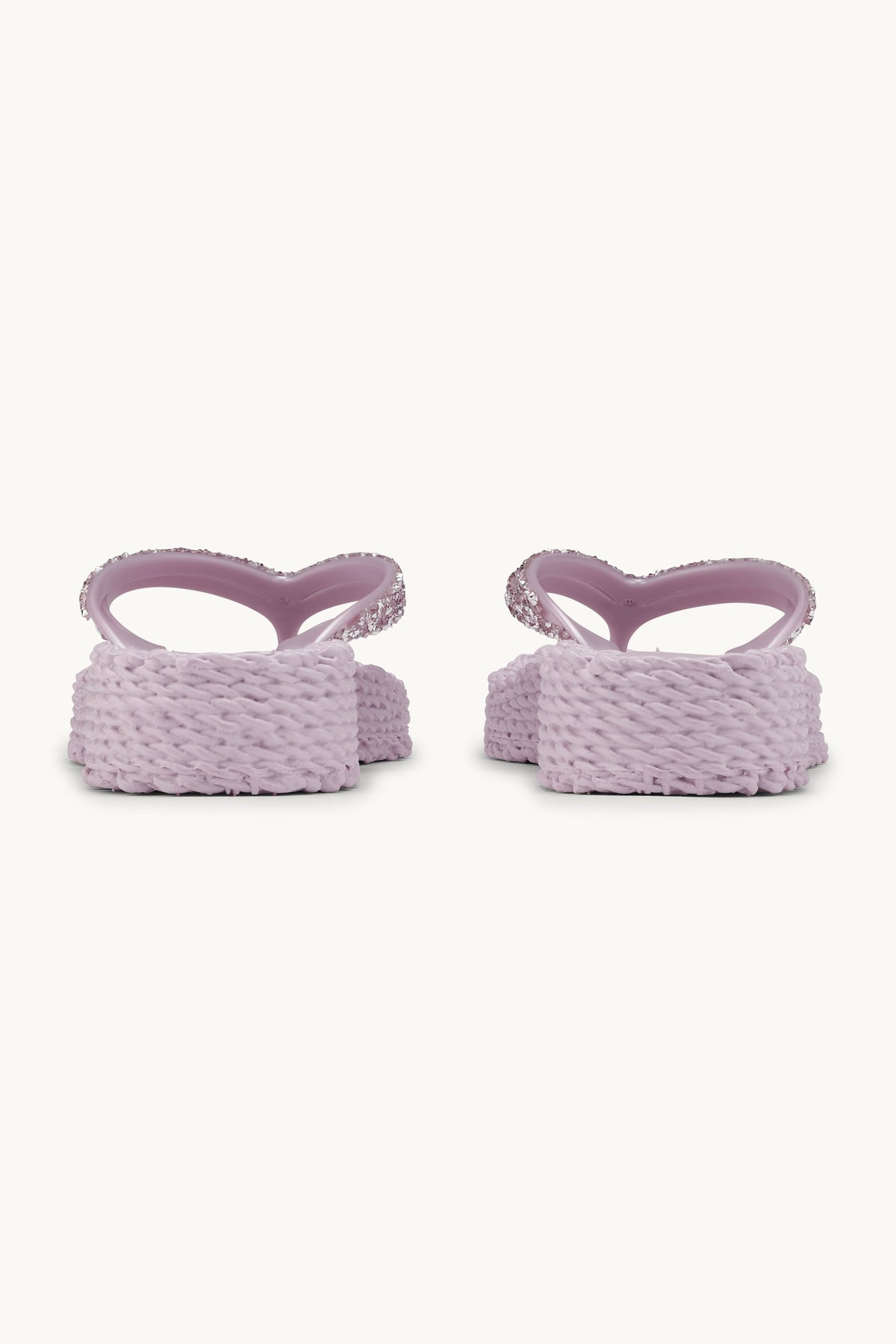Platform Flip-flops Glitrende Steiner - Mauve Shadows