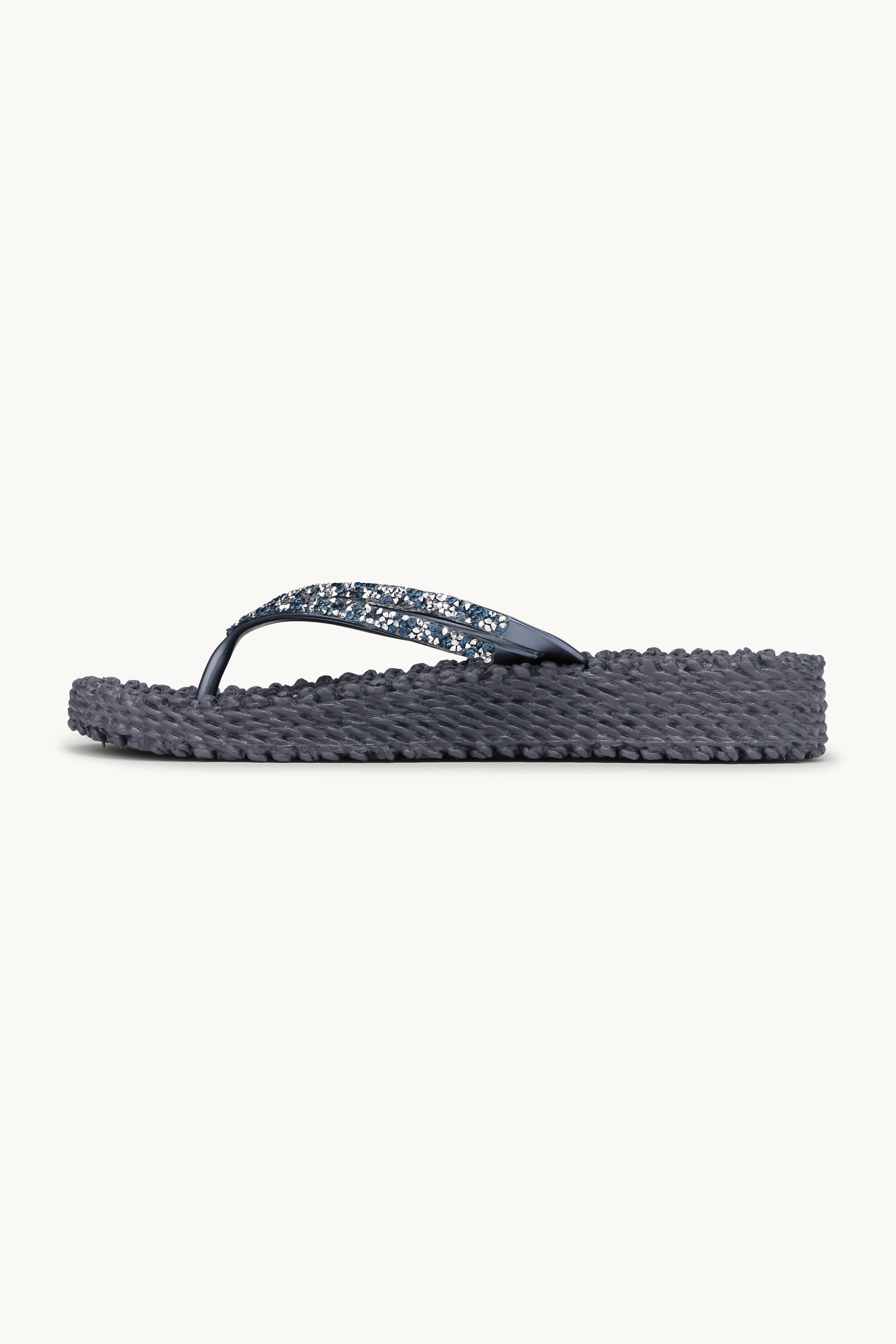 Platform Flip-flops Glitrende Steiner - Ombre Blue