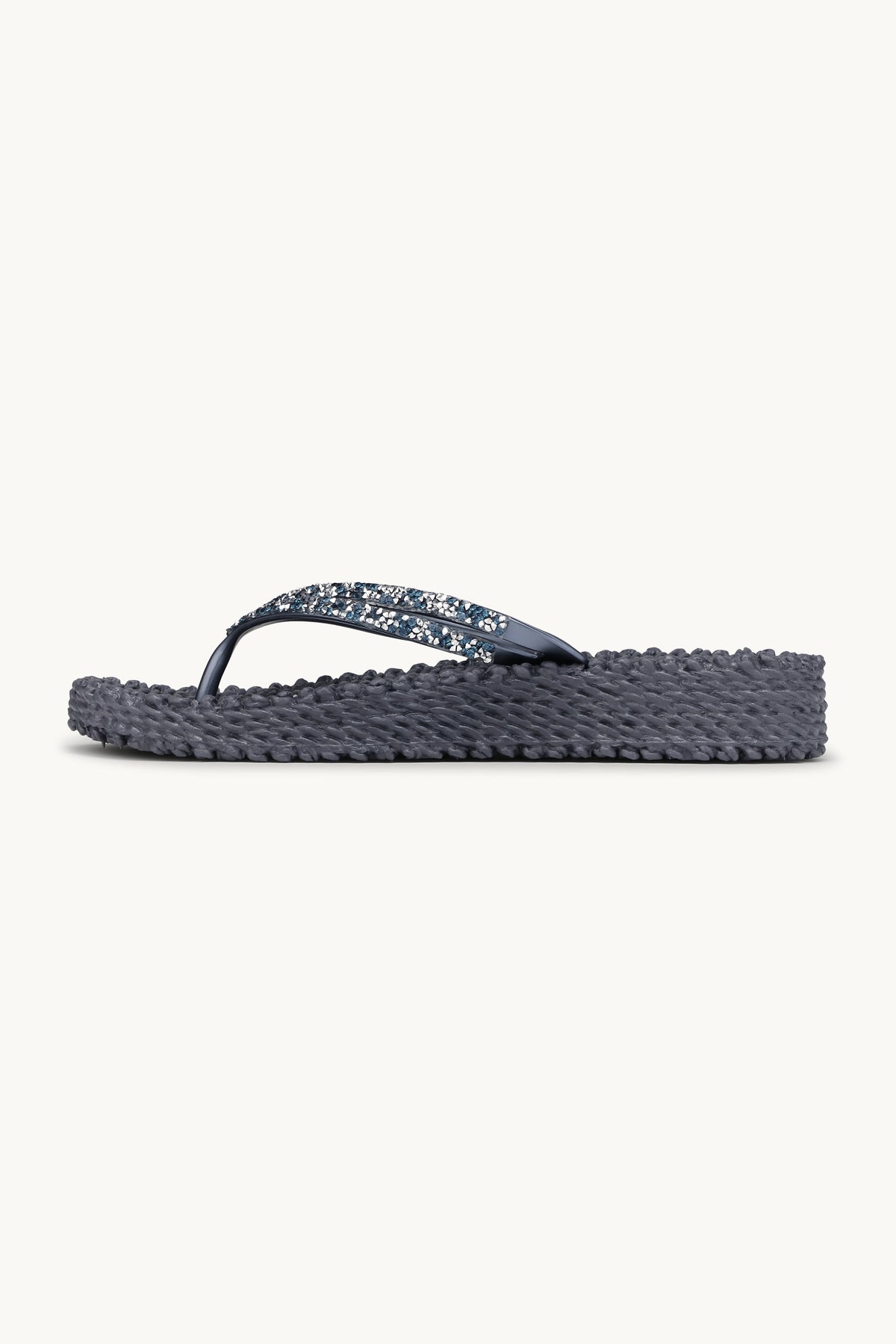 Platform Flip-flops Glitrende Steiner - Ombre Blue