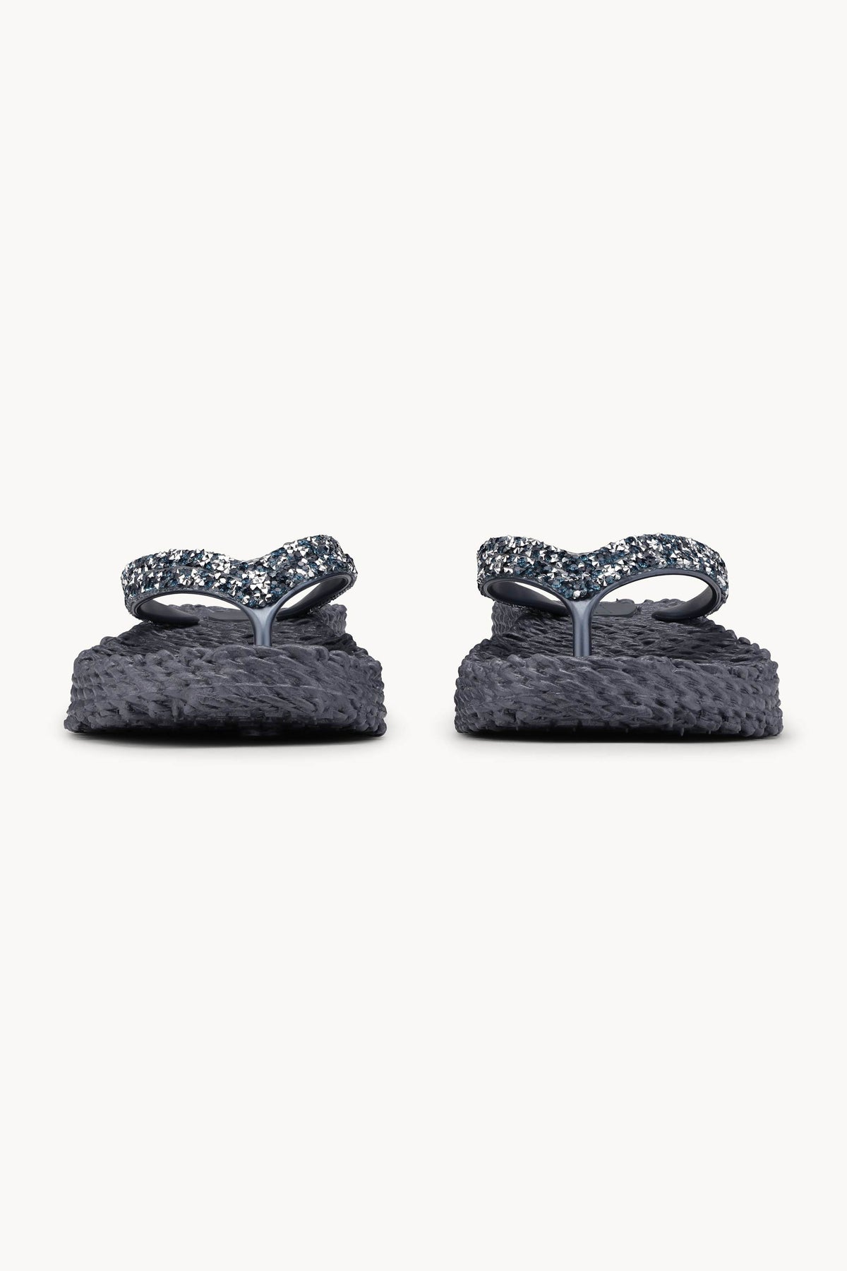 Platform Flip-flops Glitrende Steiner - Ombre Blue