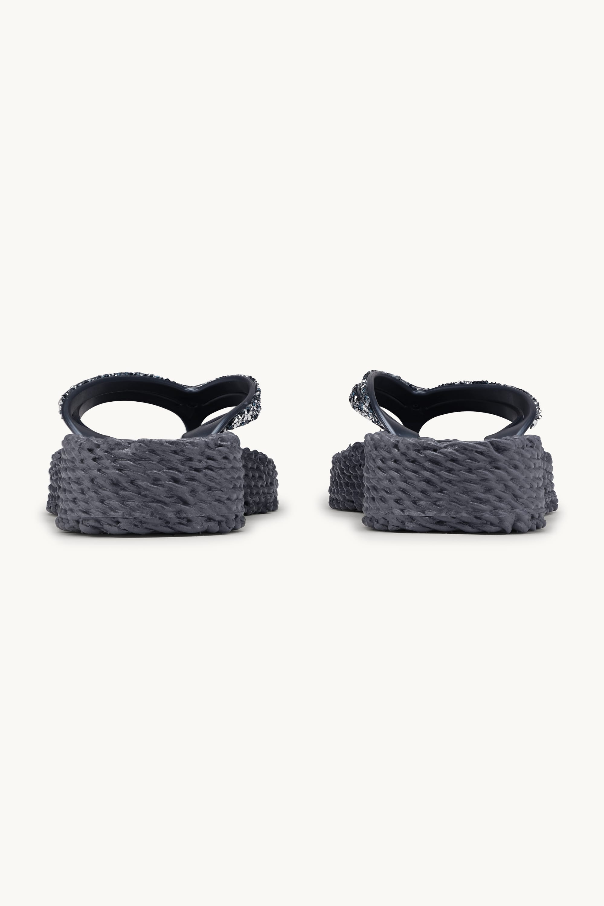 Platform Flip-flops Glitrende Steiner - Ombre Blue