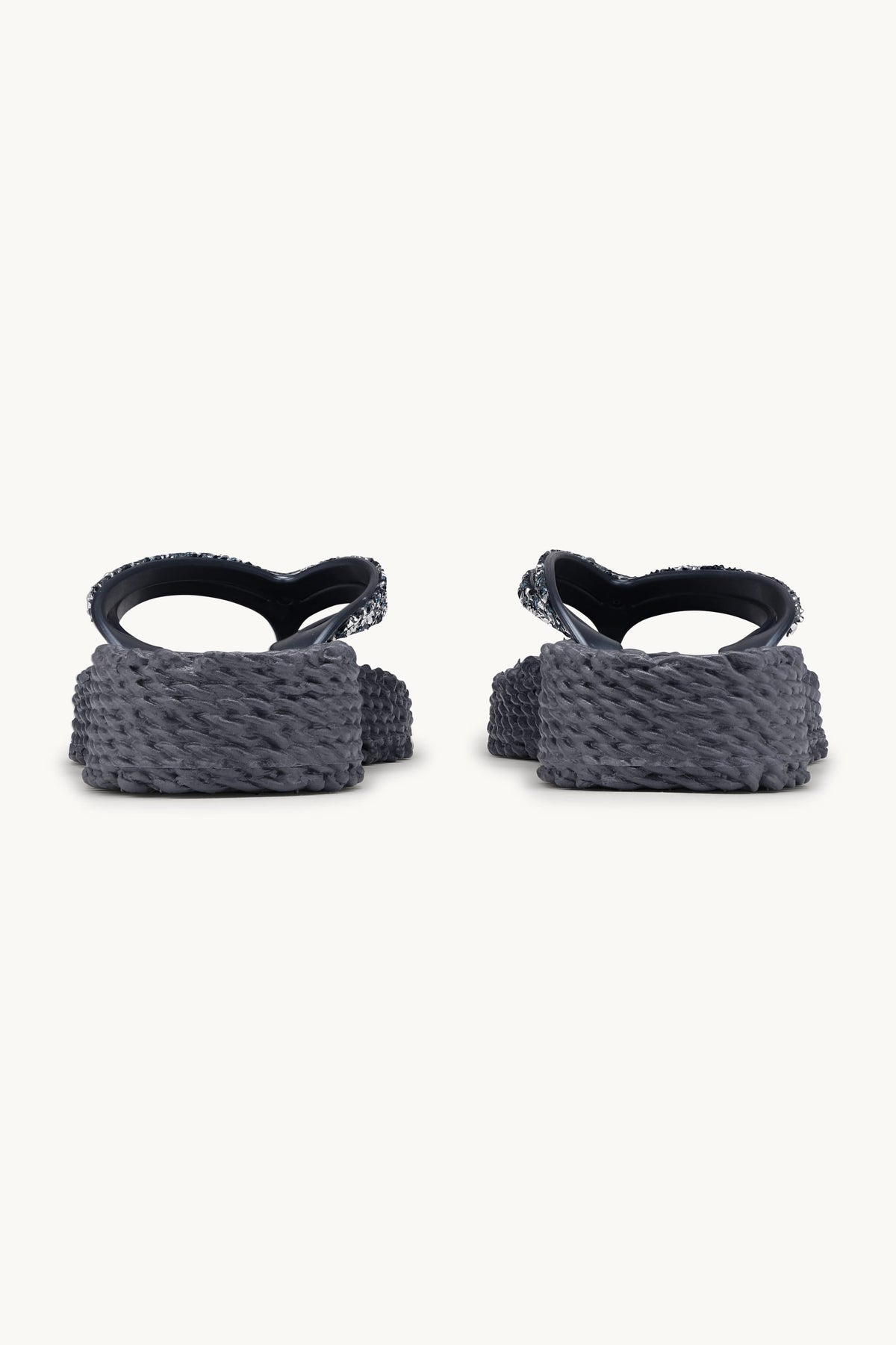 Platform Flip-flops Glitrende Steiner - Ombre Blue
