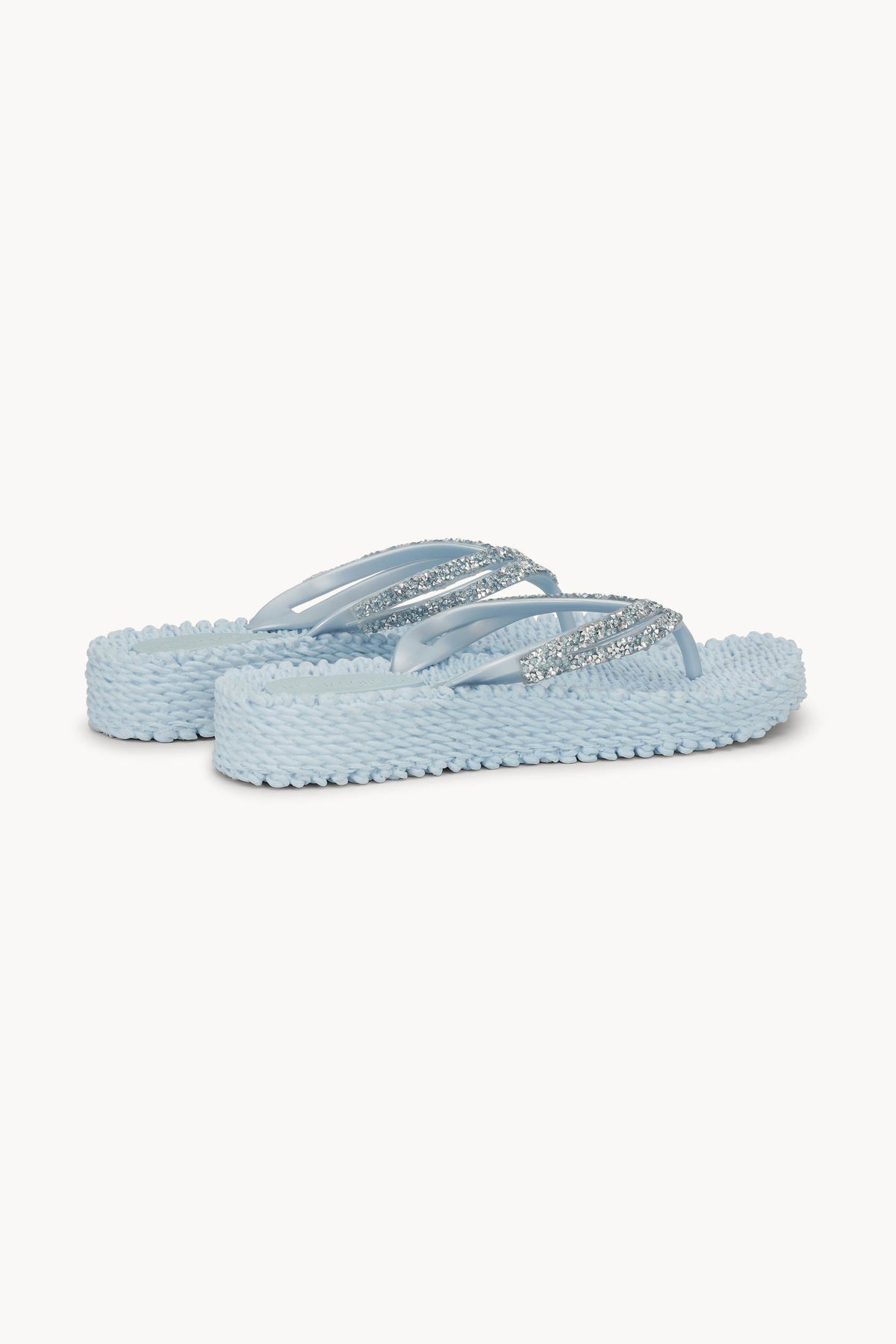 Platform Flip-flops Glitrende Steiner - Blue Bell