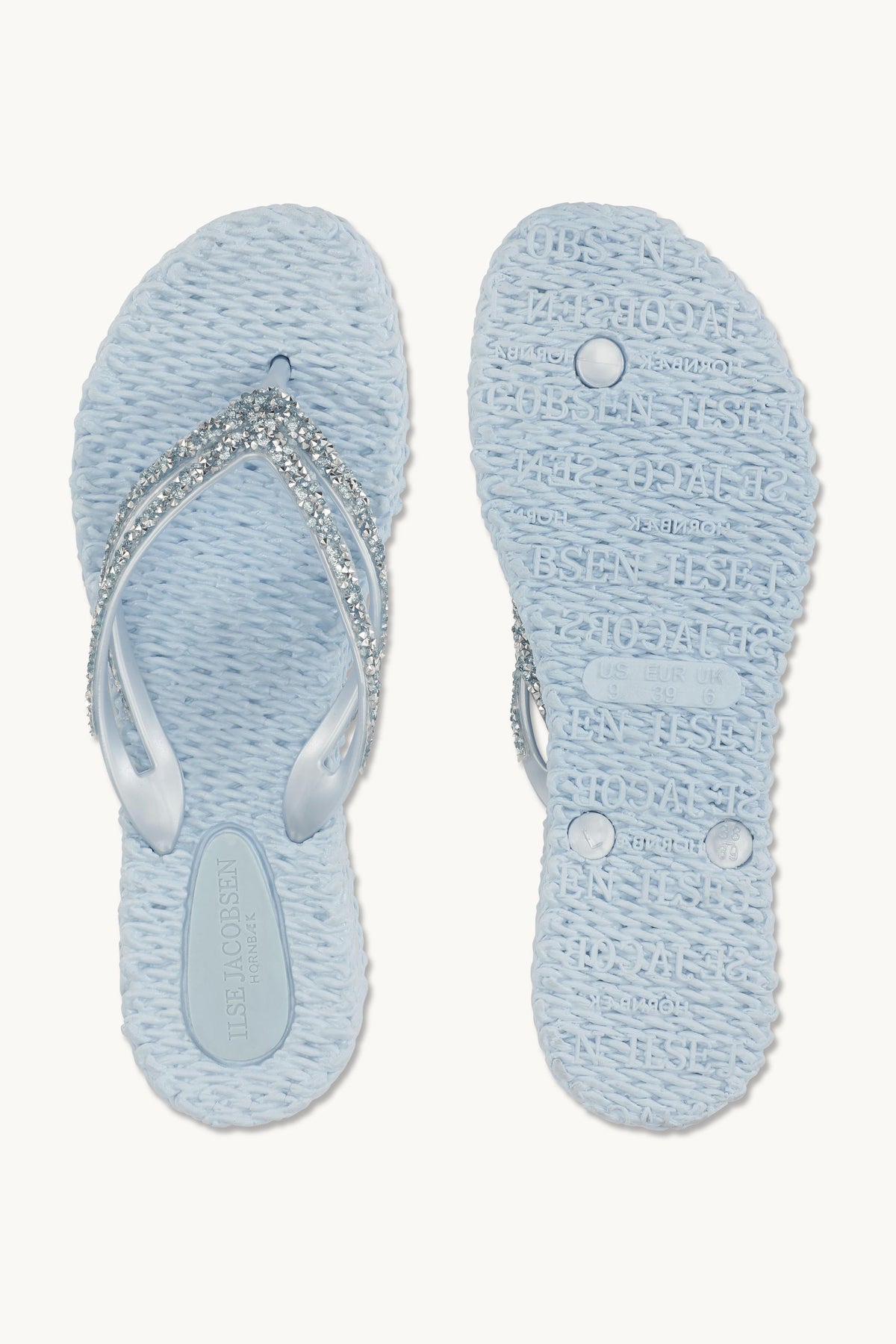 Platform Flip-flops Glitrende Steiner - Blue Bell