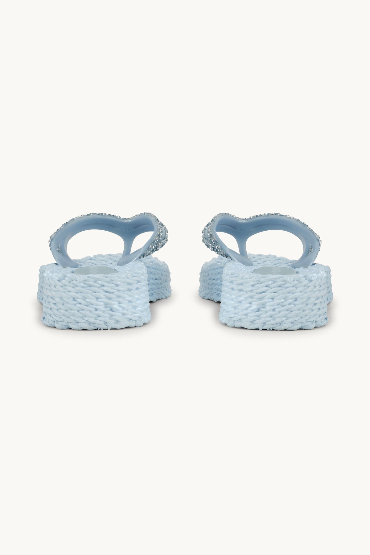 Platform Flip-flops Glitrende Steiner - Blue Bell