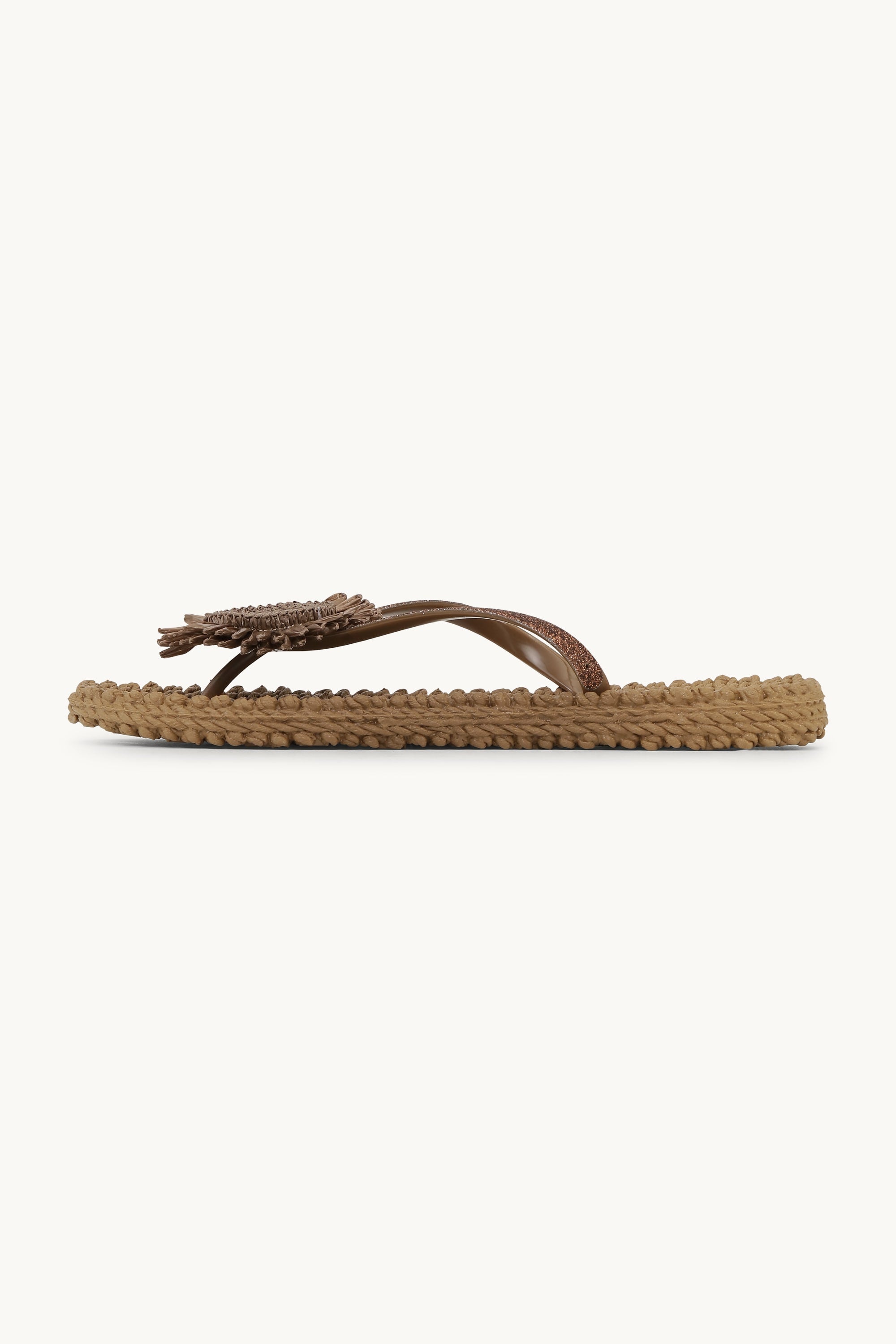 Flip-flops Blomst - Mocca
