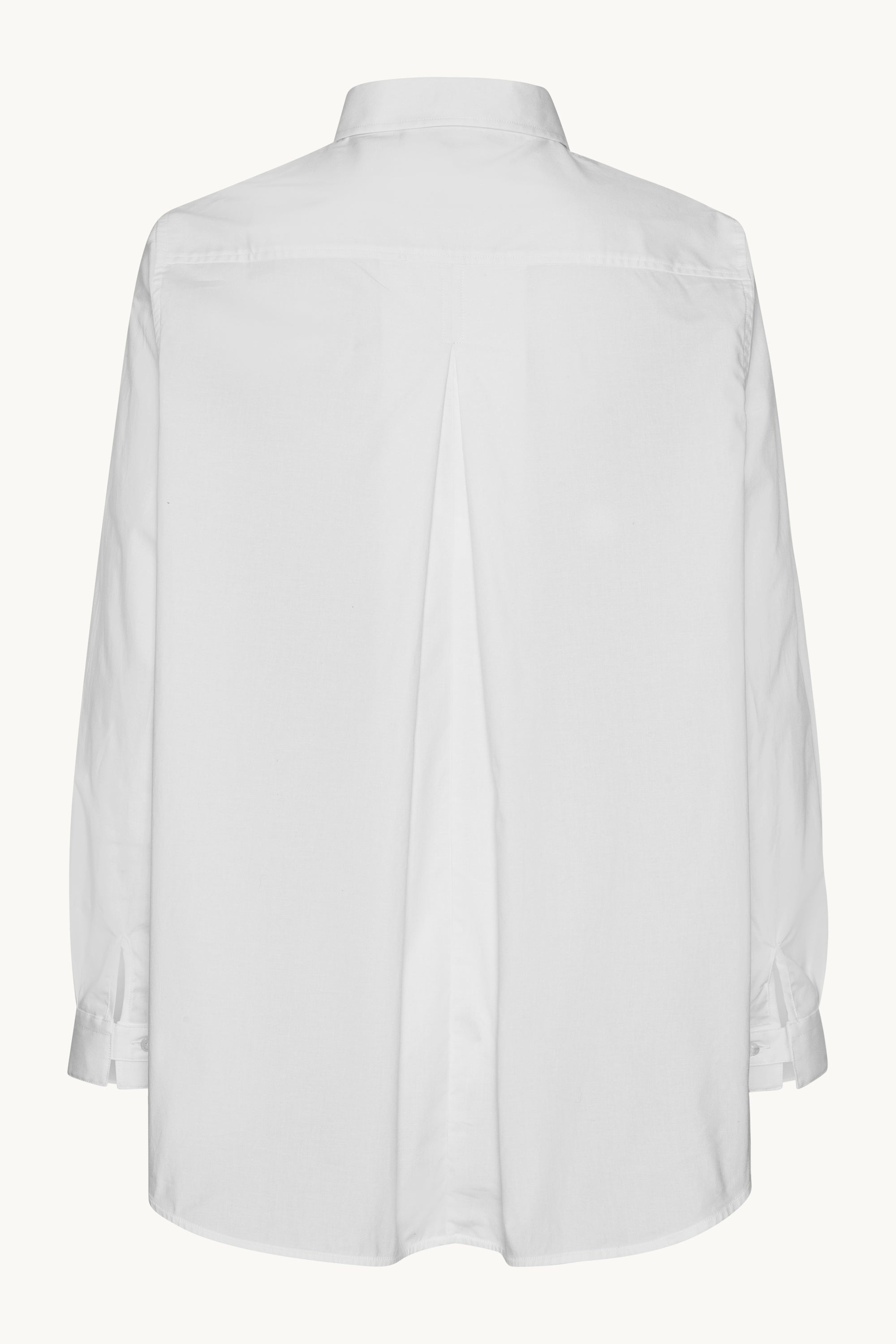 Skjorte Med Fall Bak - White