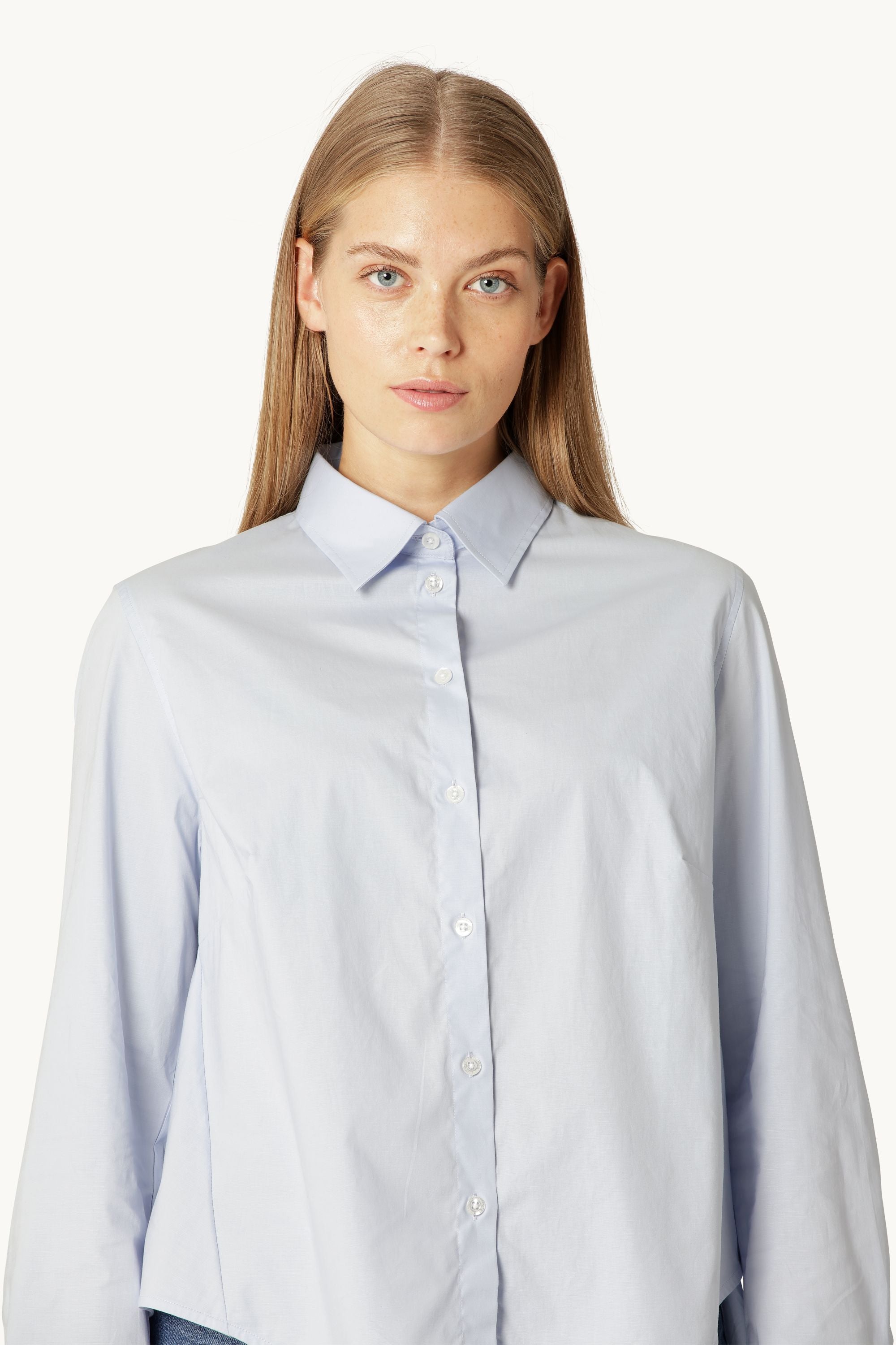 Skjorte Med Fall Bak - Heather