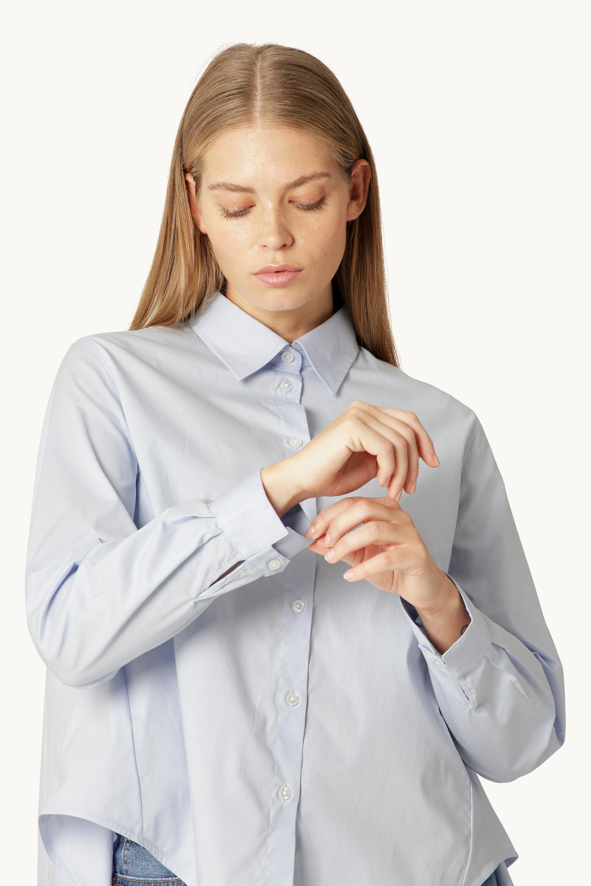 Skjorte Med Fall Bak - Heather