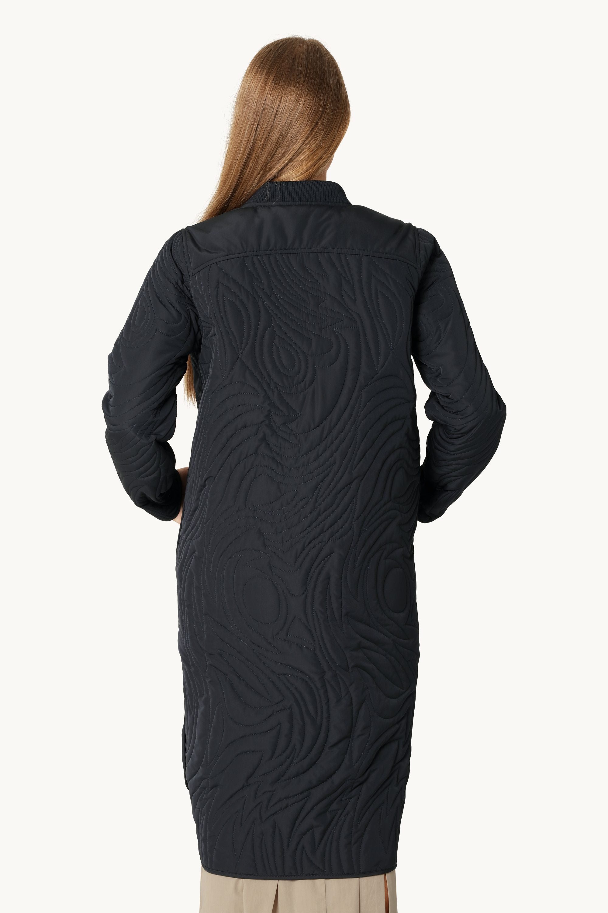 Quiltet Jakke - Dark Indigo