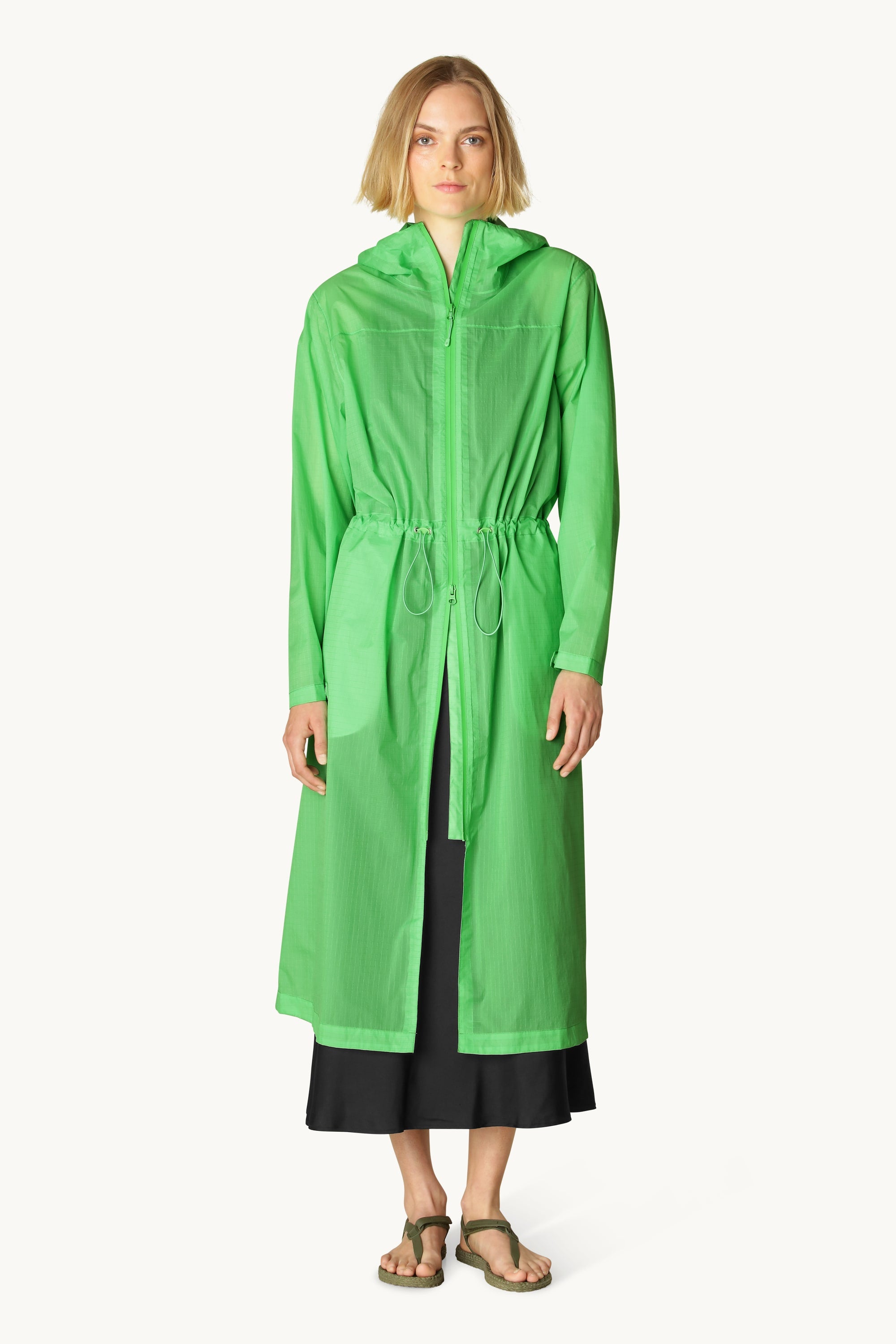 Windbreaker Regnparkas - Bright Green