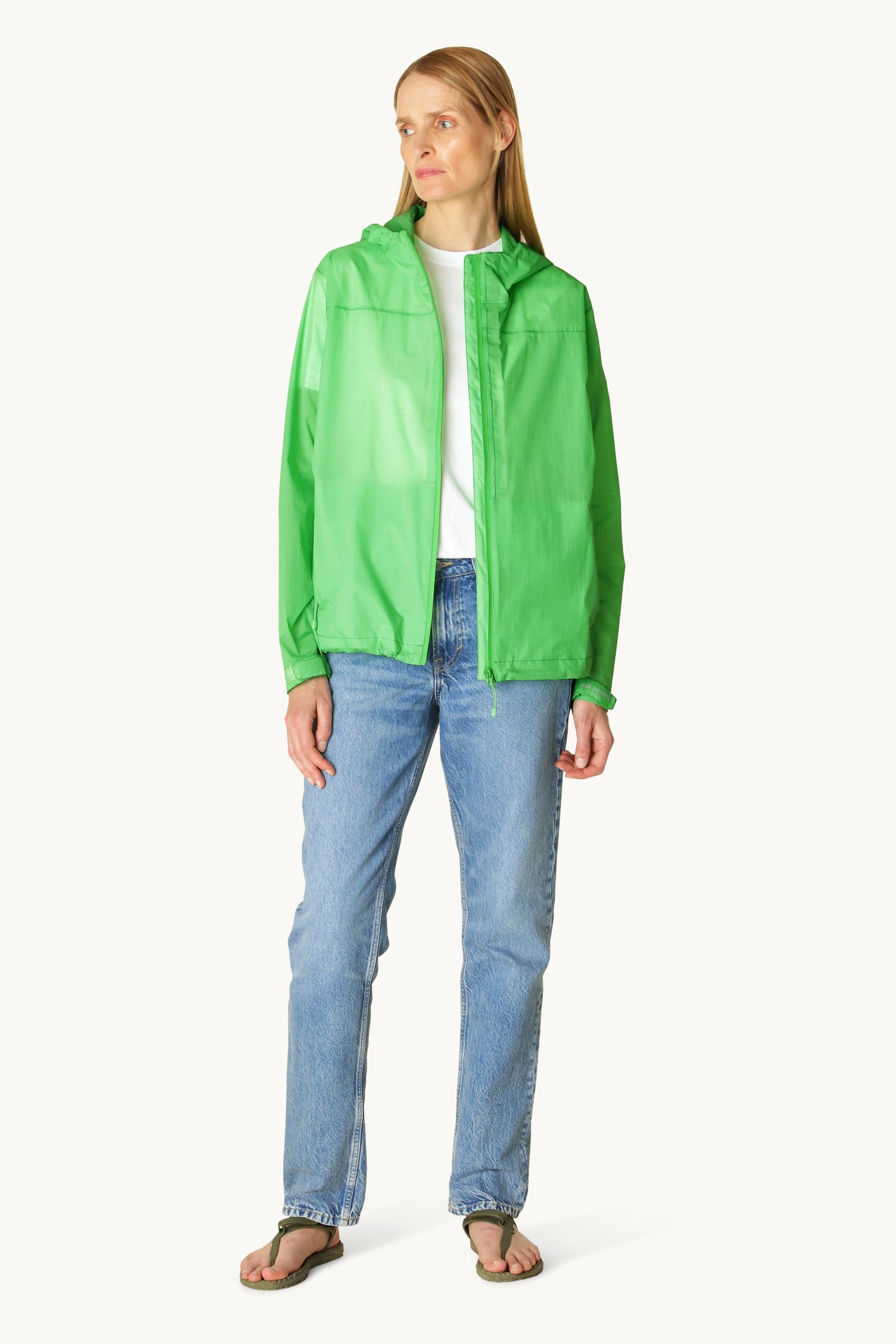 Windbreaker Regnjakke - Bright Green