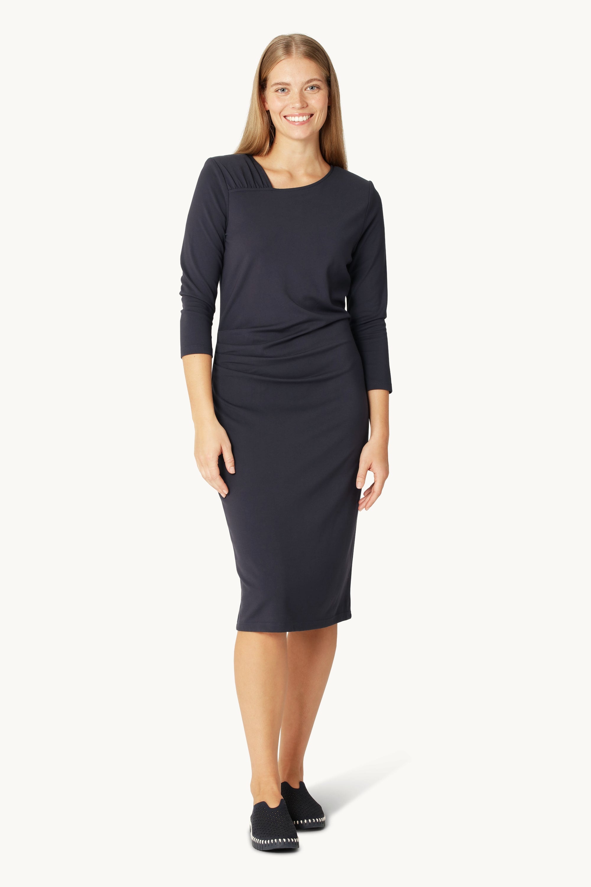 Kjole med Legg - Dark Indigo