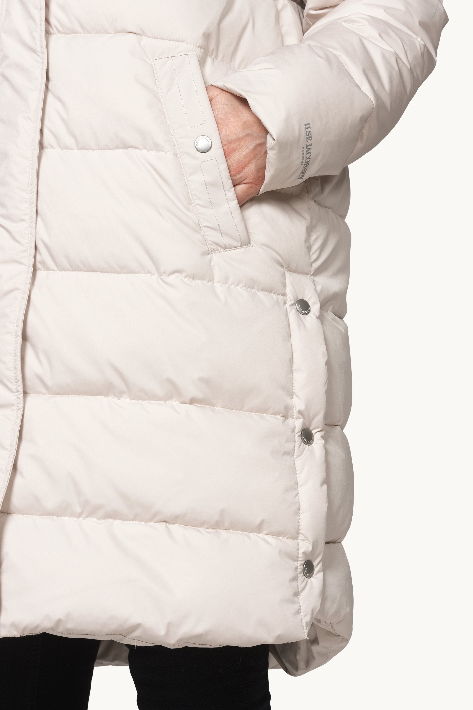 Padded Coat - Silver Grey