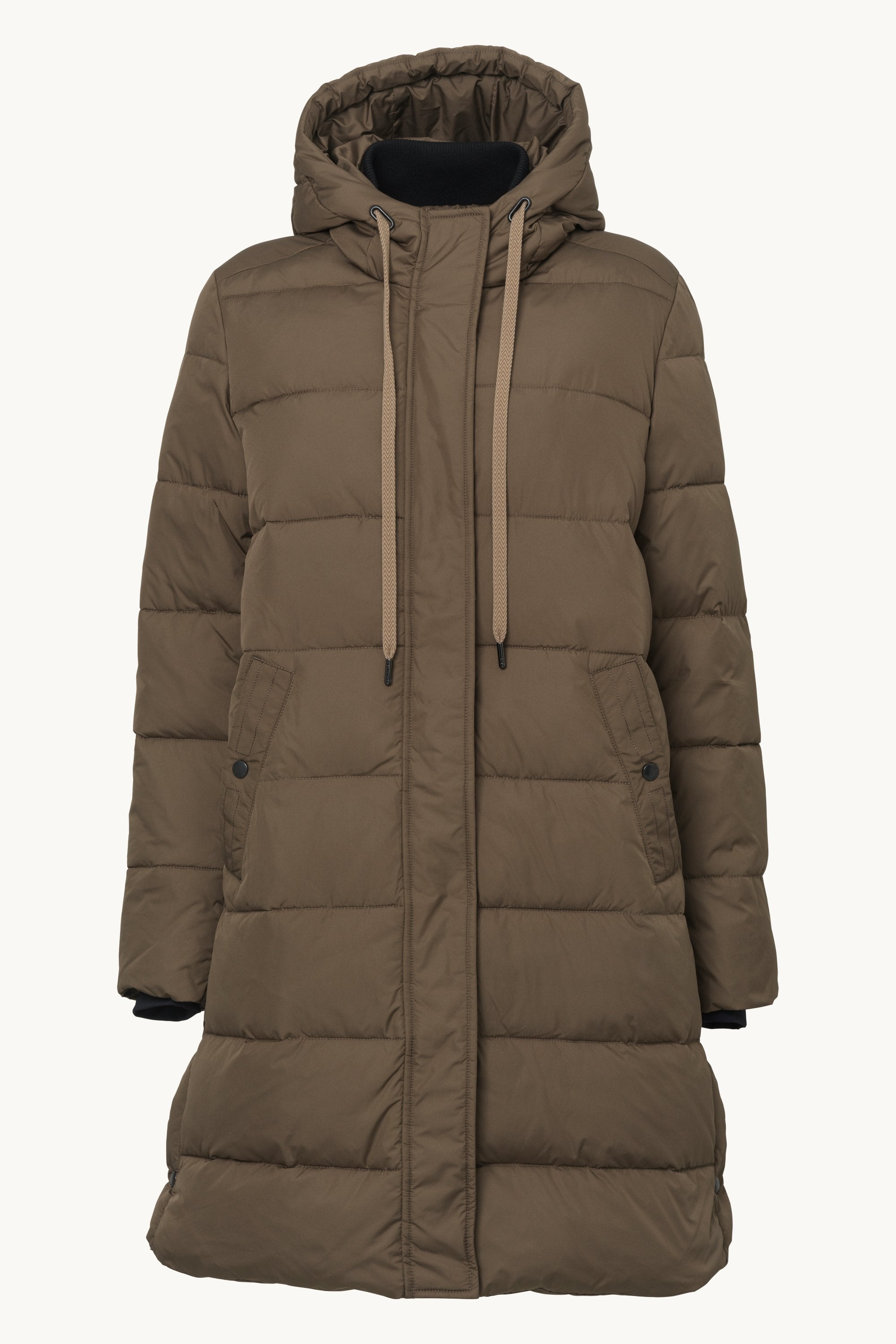 Padded Coat - Mud