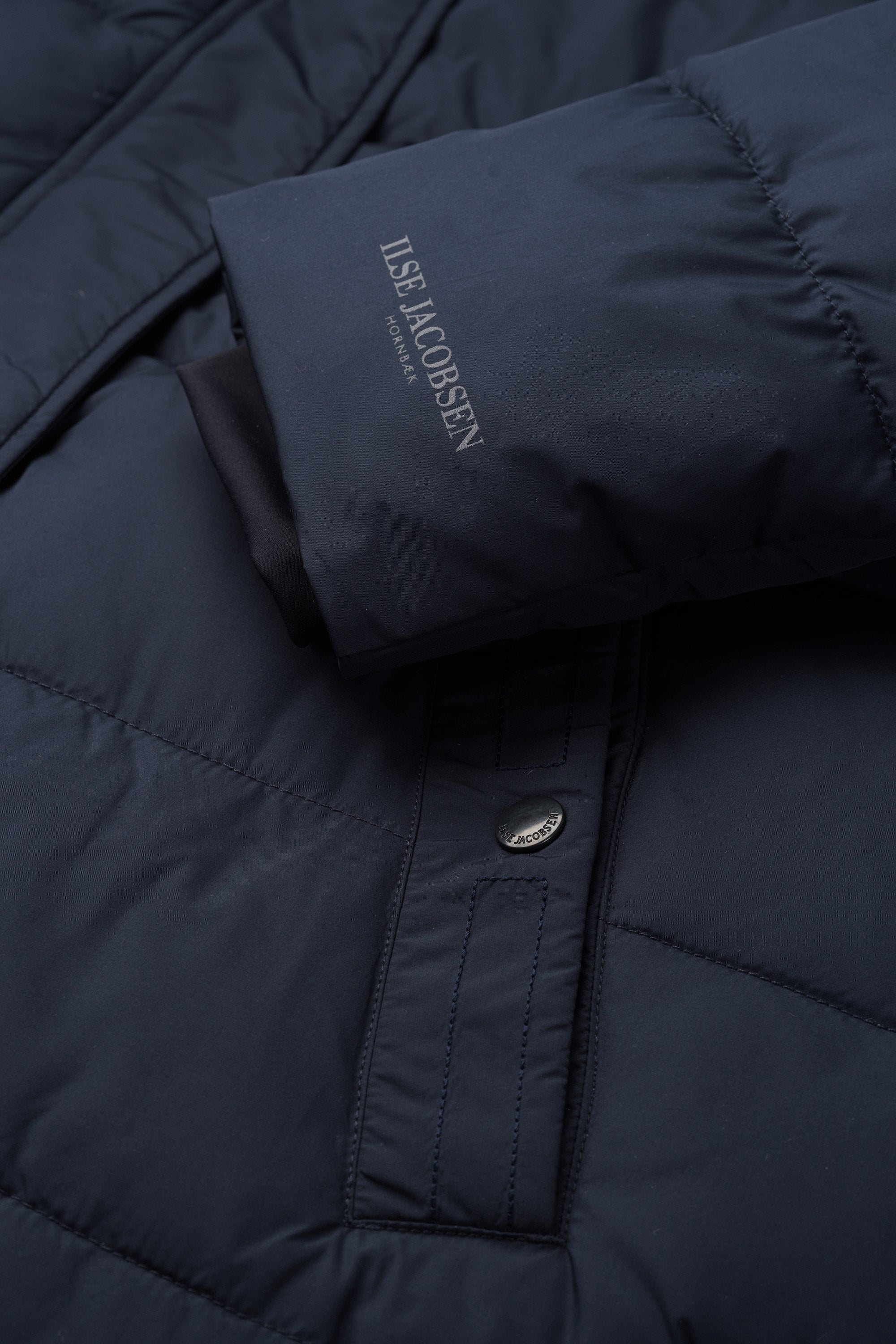 Padded Coat - Dark Indigo