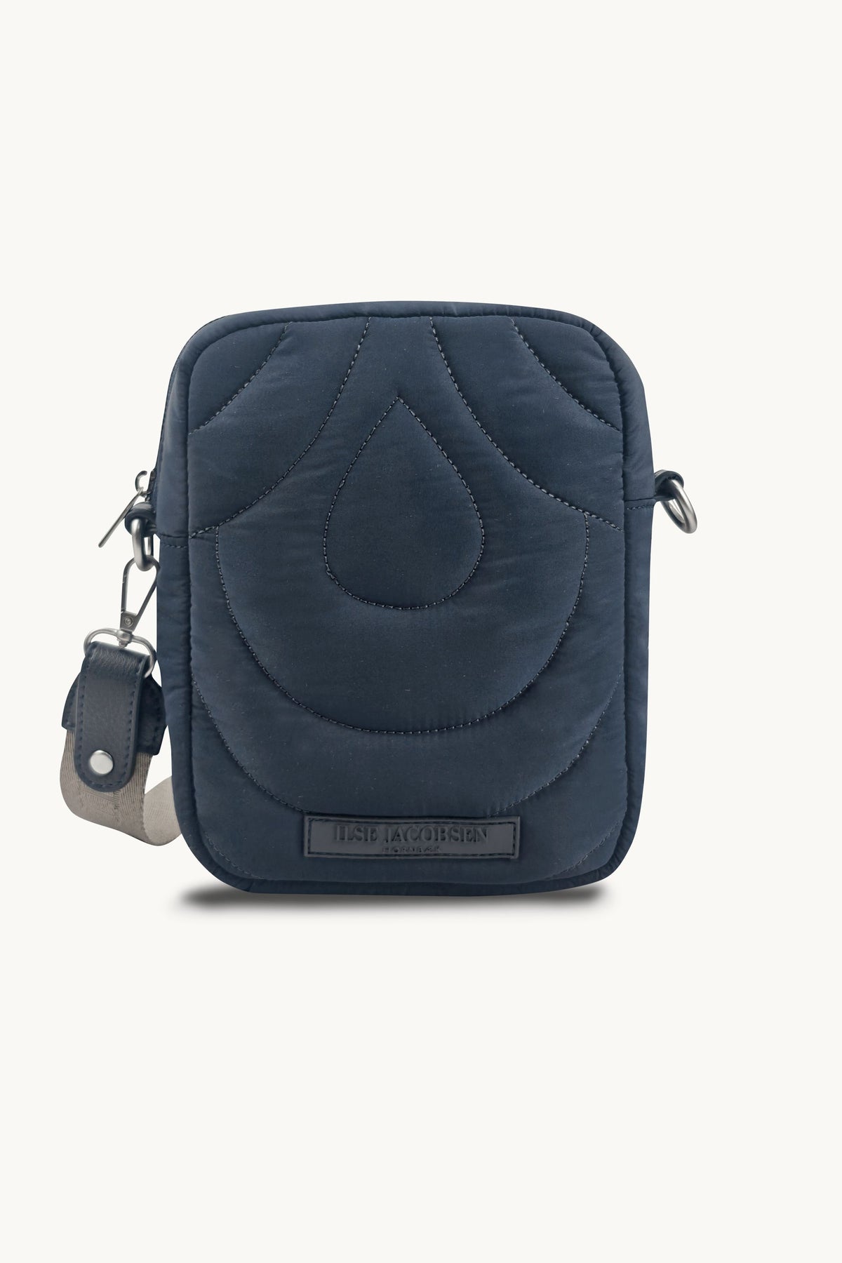 Liten Quiltet Crossbody-veske - Dark Indigo
