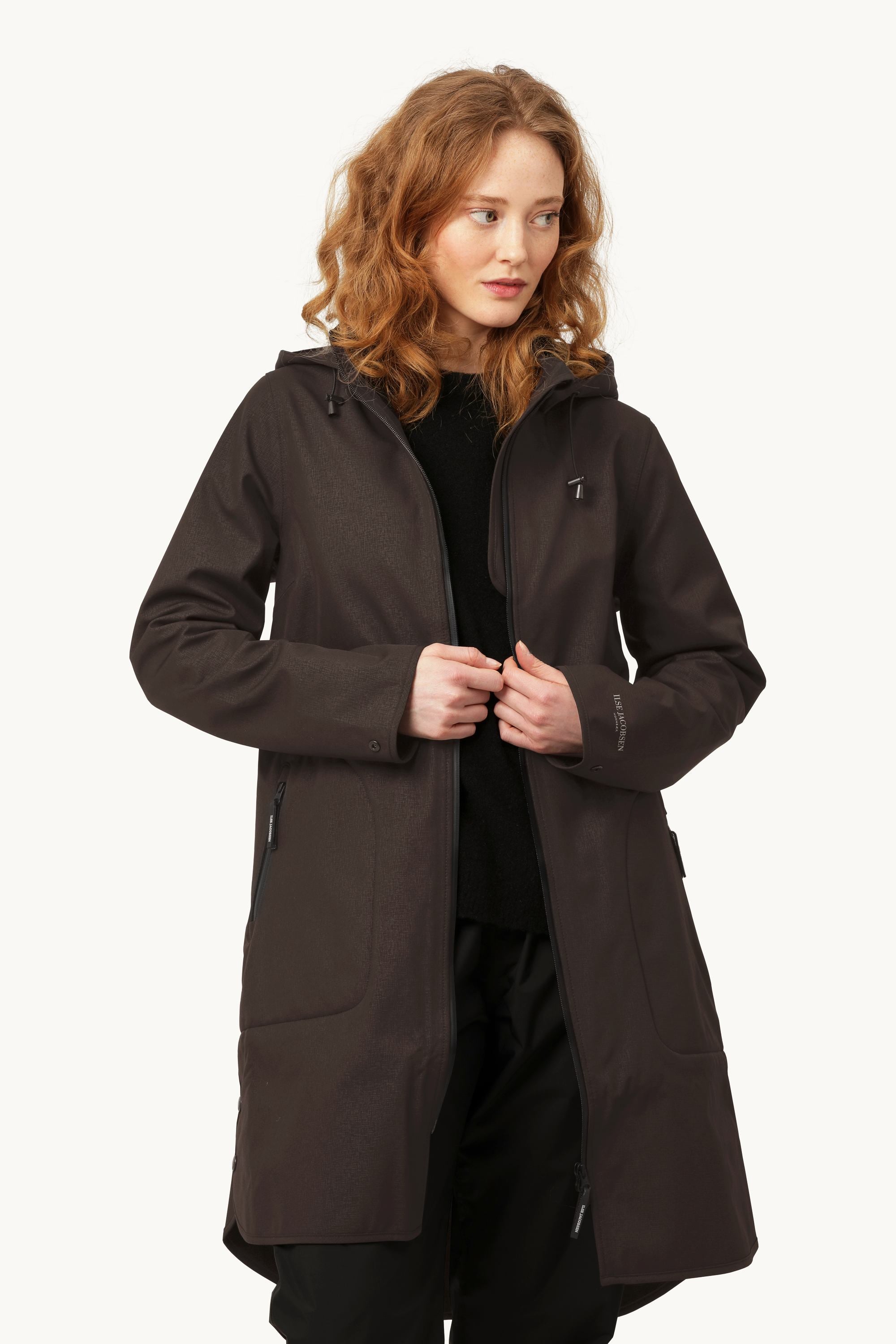 Softshell Regnjakke A-fasong - Black