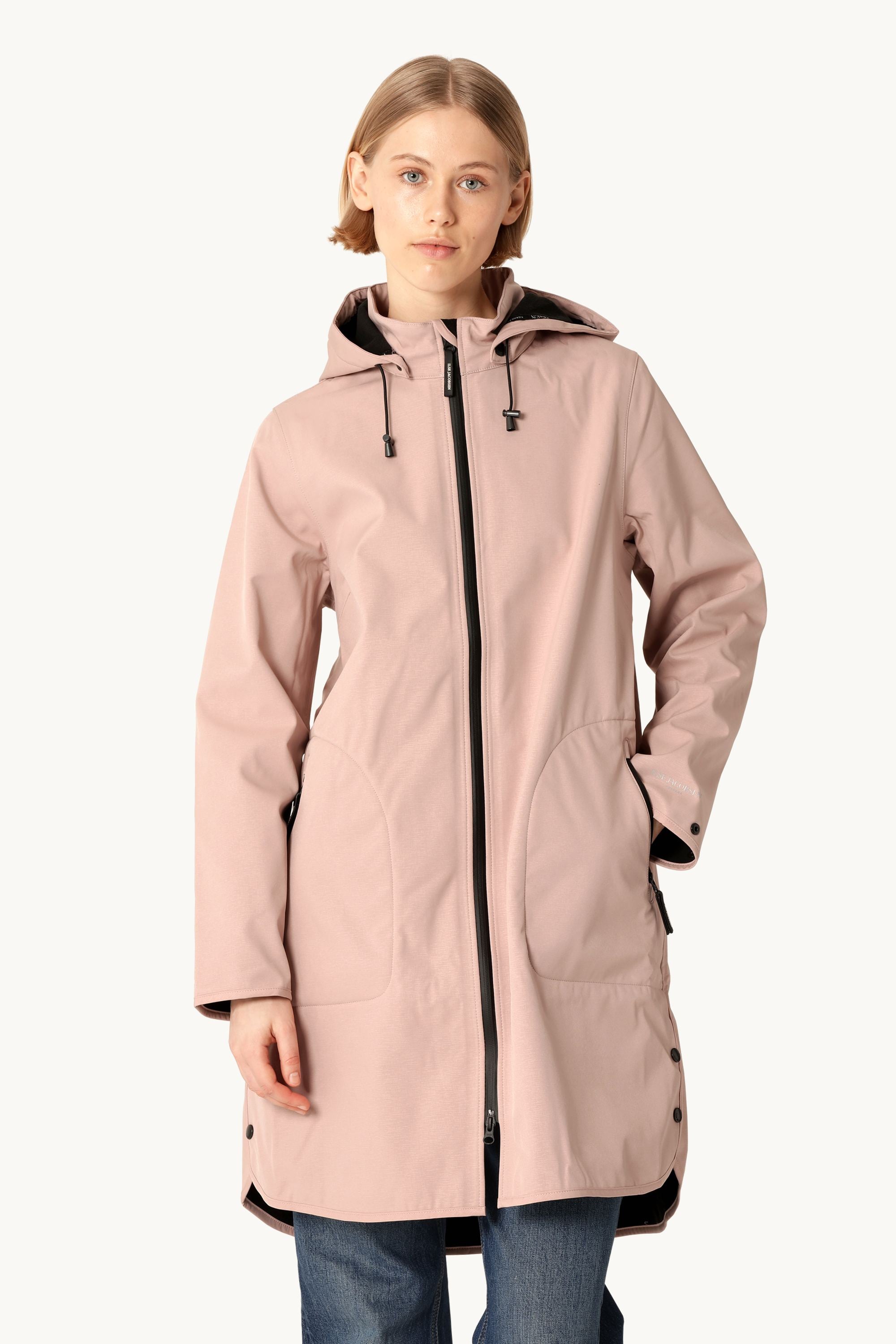 Softshell Regnjakke A-fasong - Adobe Rose