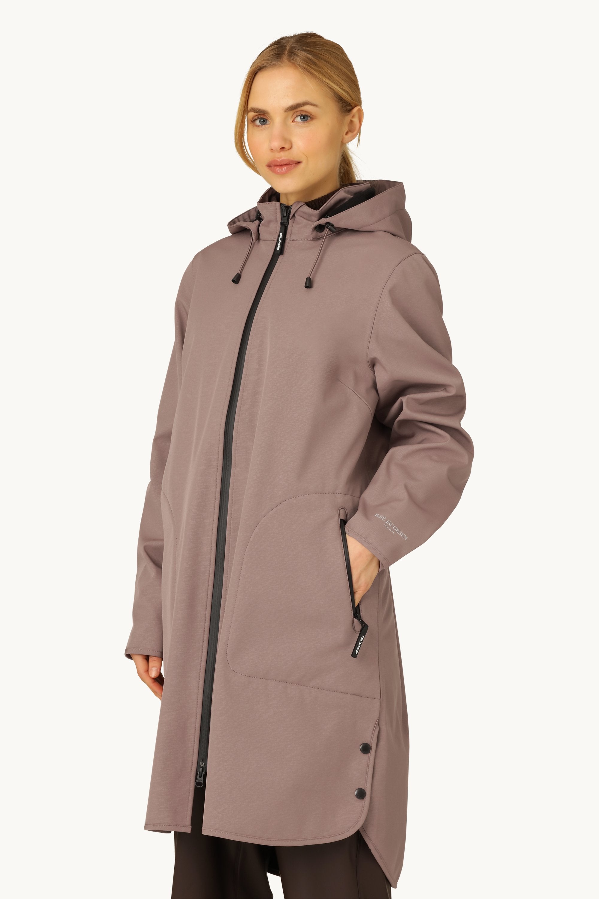 Softshell Regnjakke A-fasong - Old Lavender