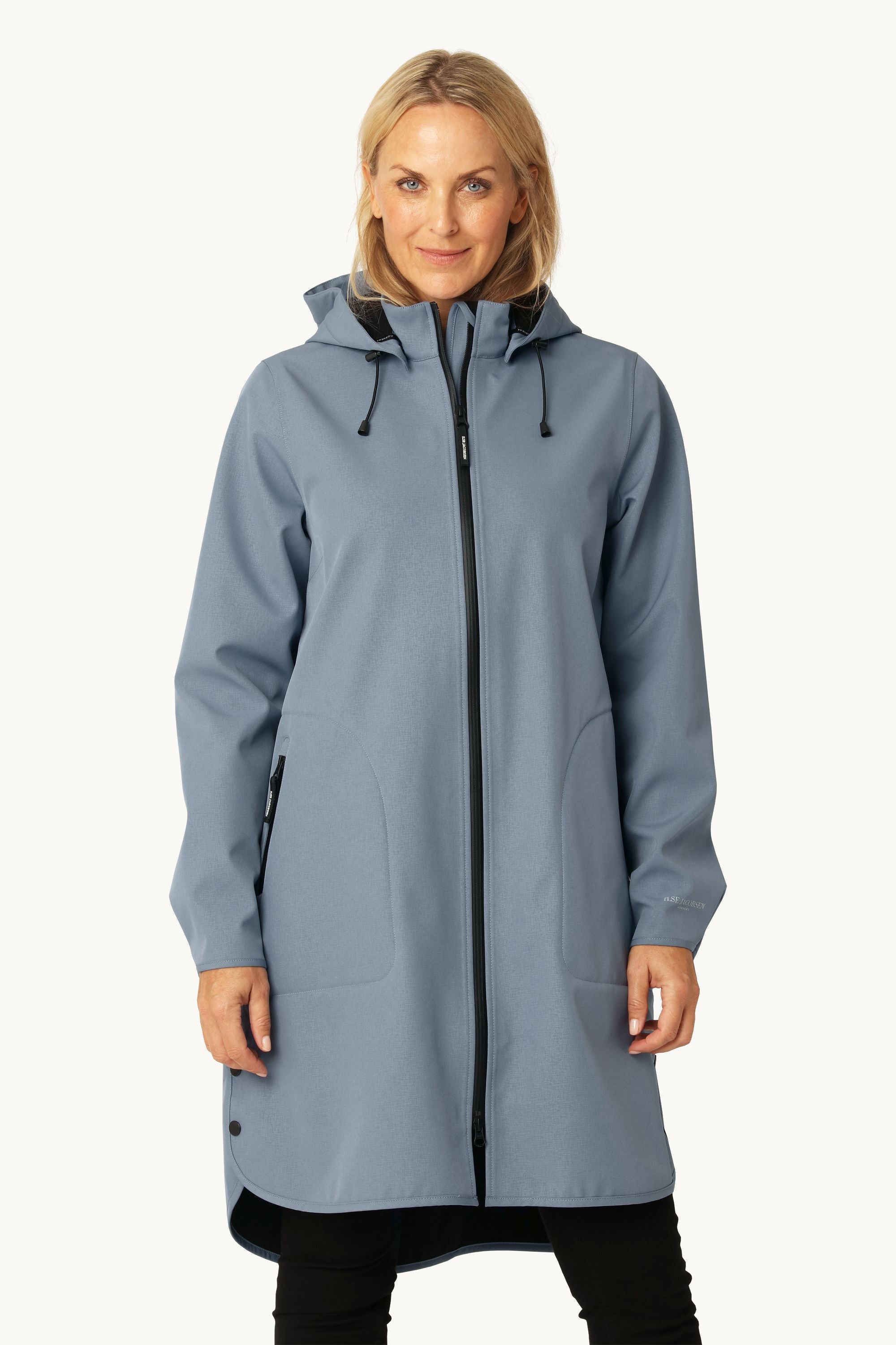 Softshell Regnjakke A-fasong - Grey Blue
