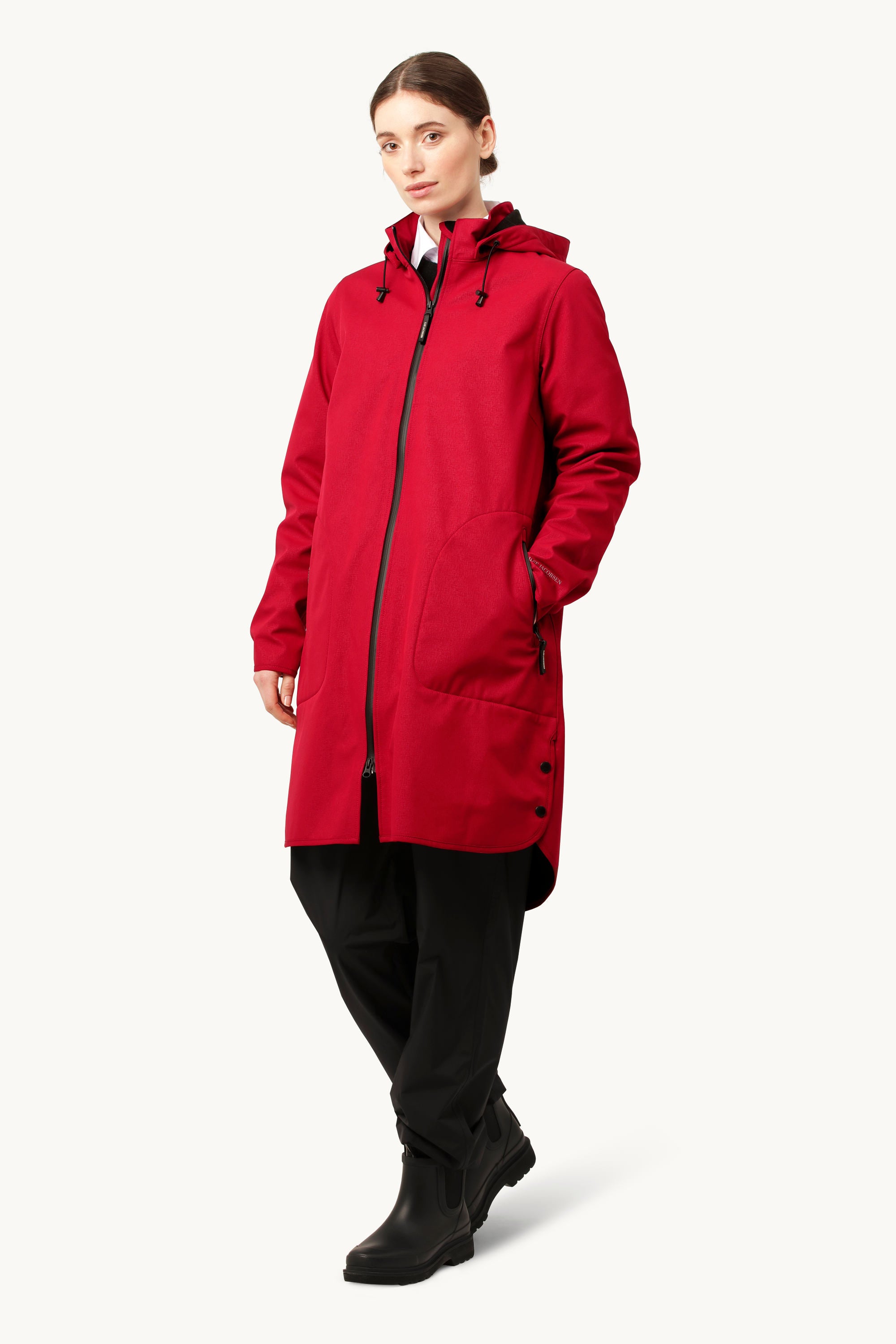 Softshell Regnjakke A-linje - Fire