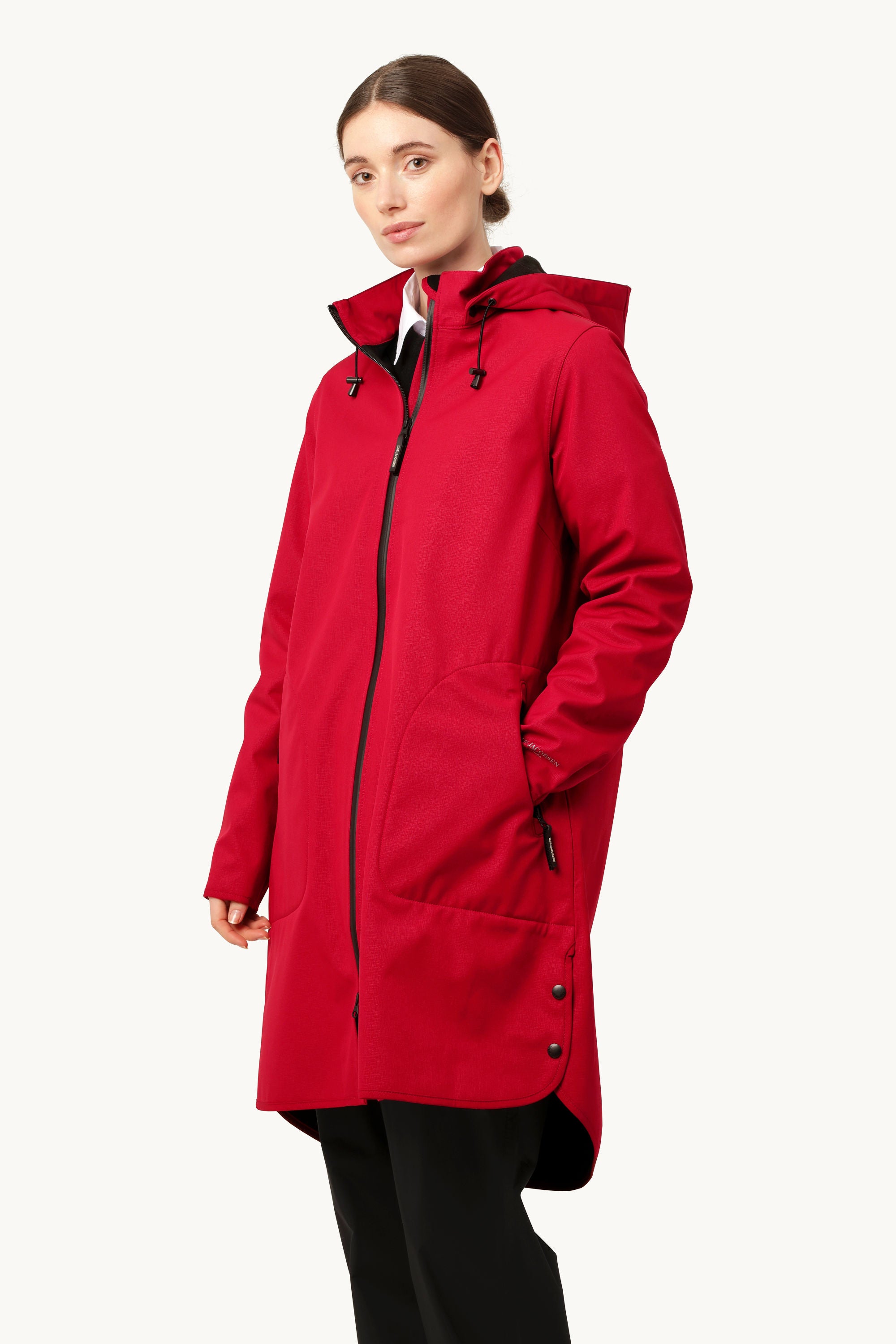 Softshell Regnjakke A-linje - Fire