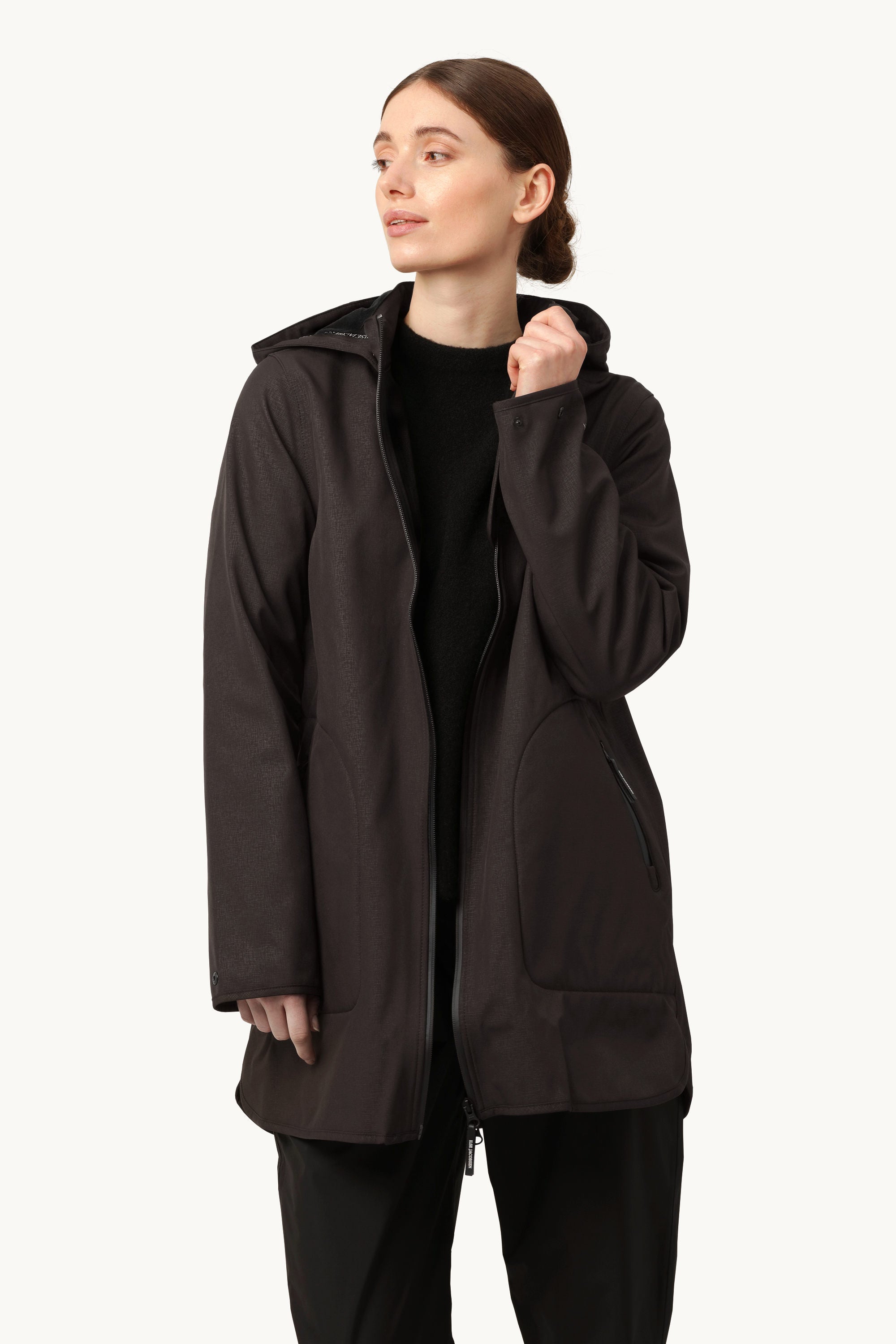 Softshell Regnjakke A-fasong - Black