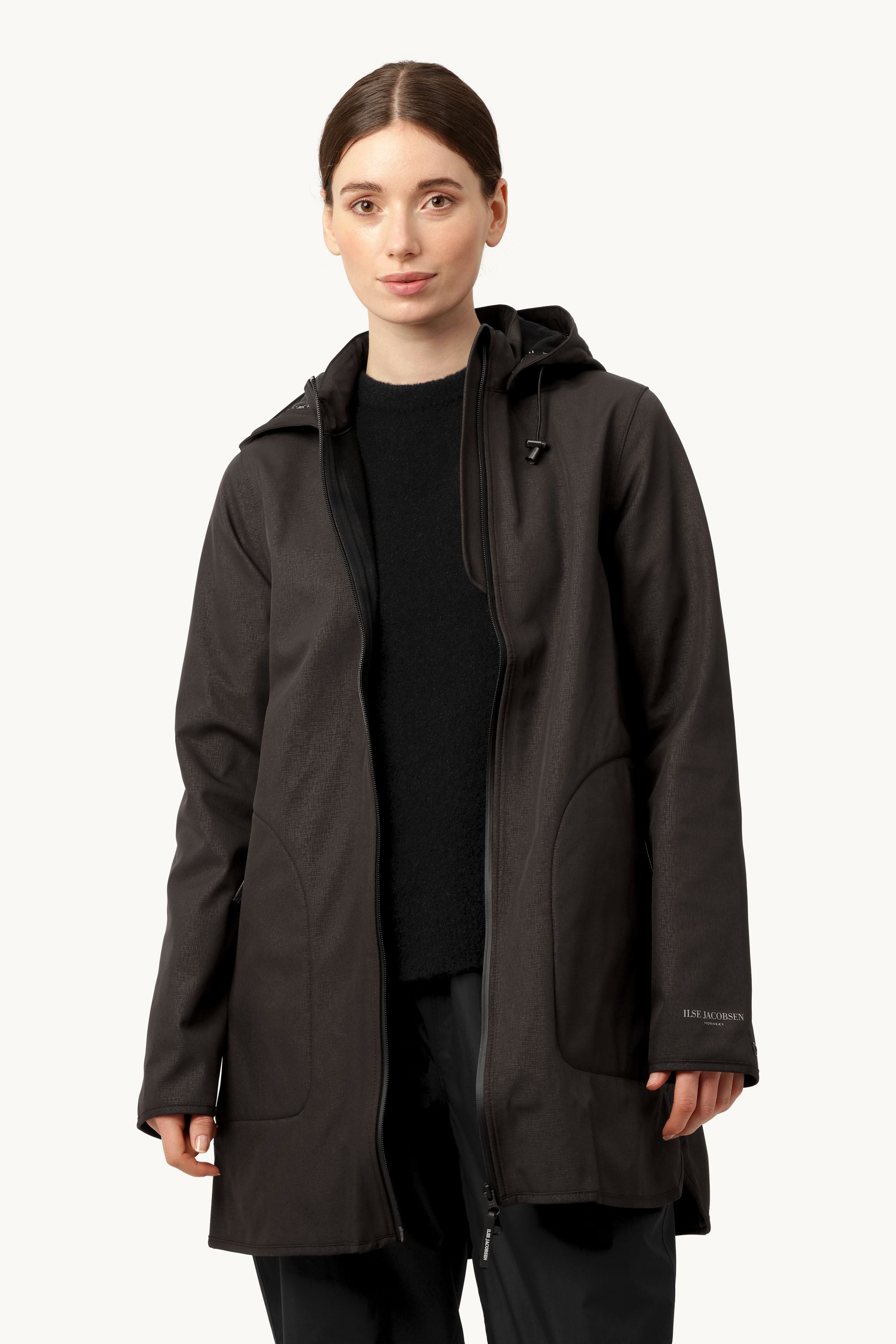 Softshell Regnjakke A-fasong - Black
