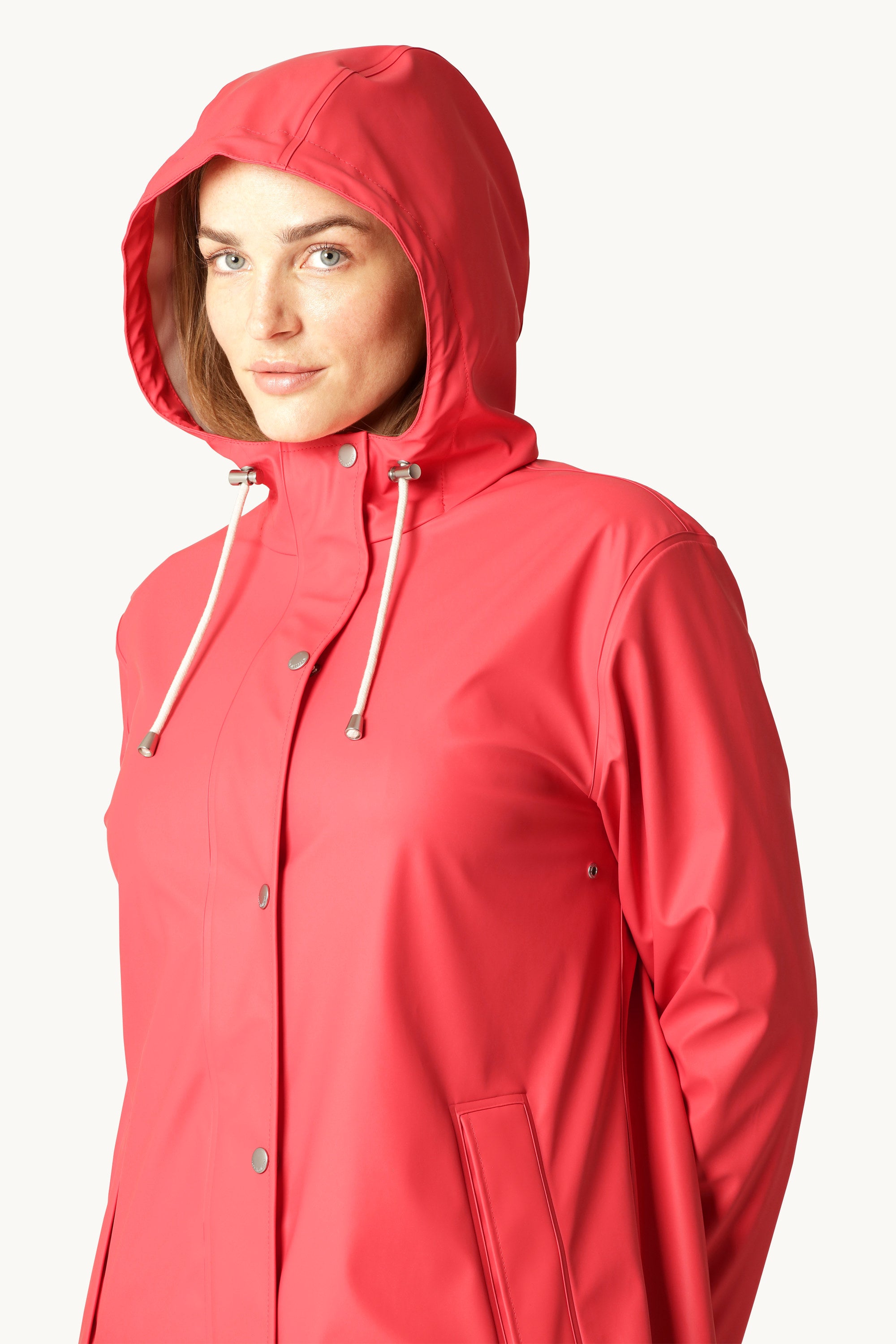 Lett Regnjakke - Spiced Coral