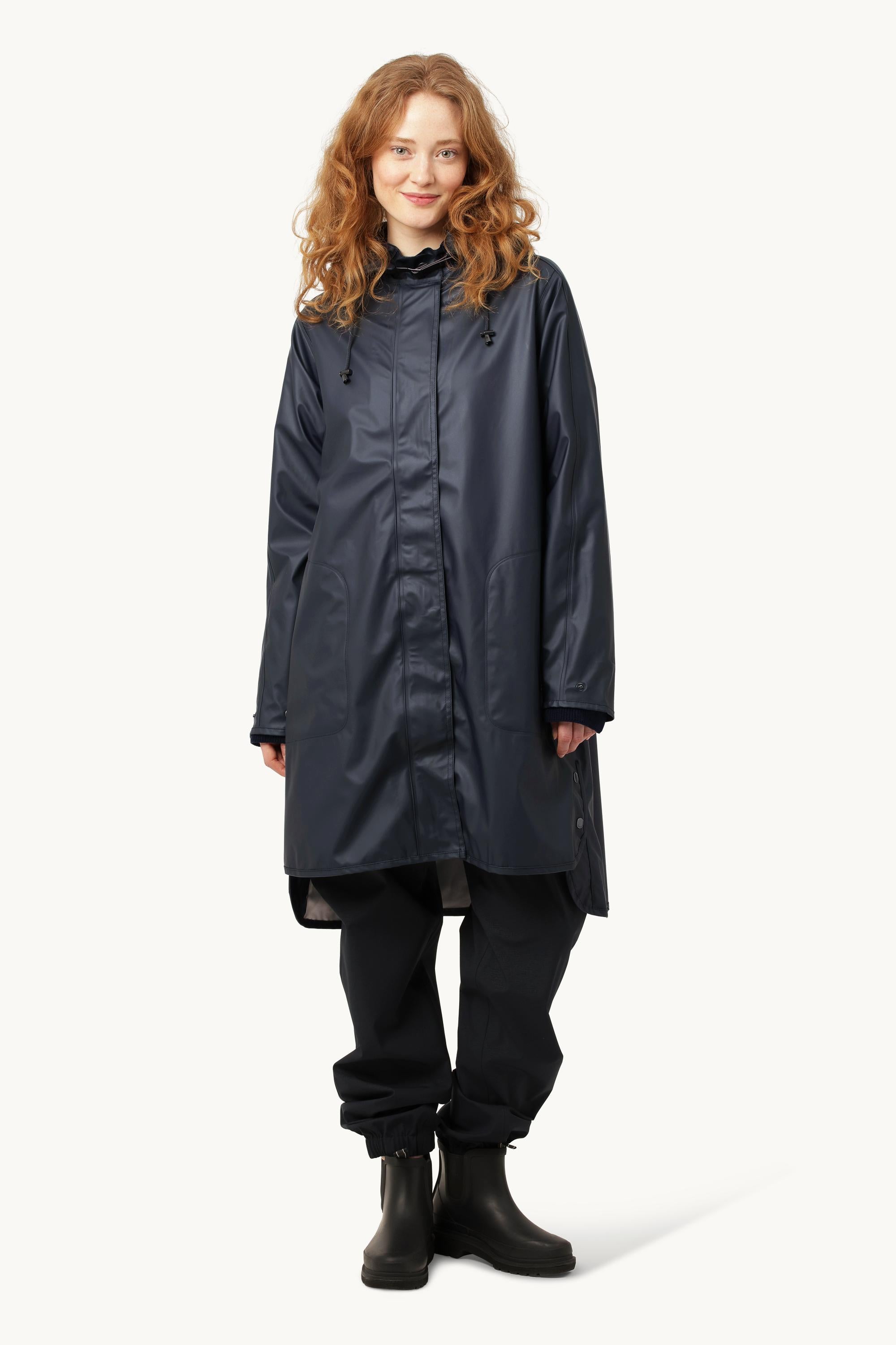 Lett Regnjakke - Dark Indigo