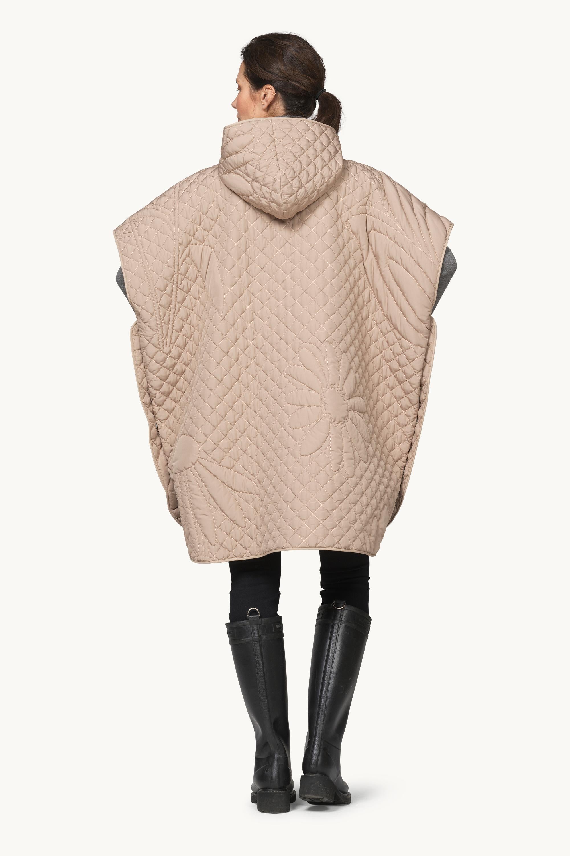 Quilted Cape - Sepia Tint