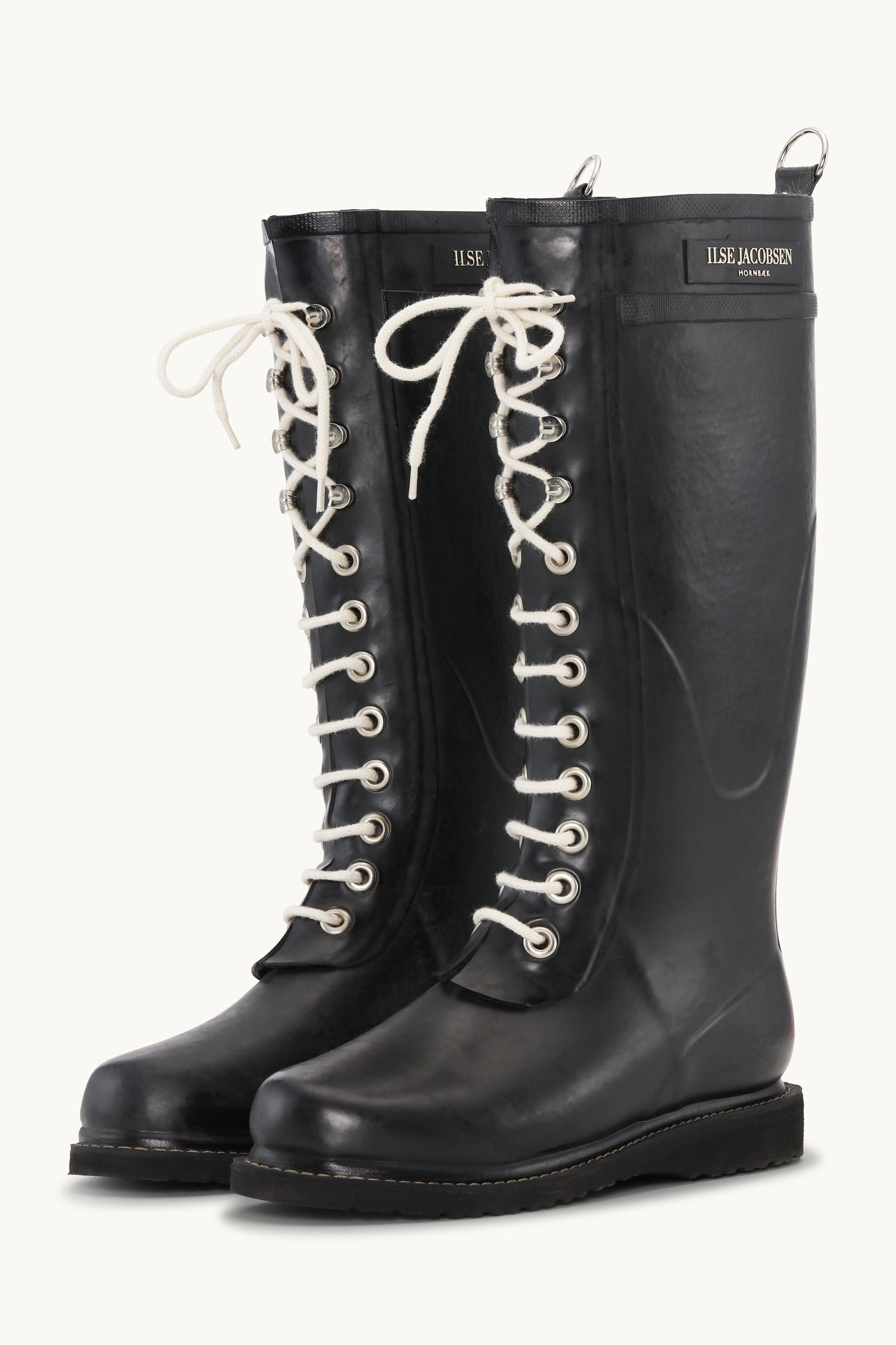 Long Rubber Boots - Black